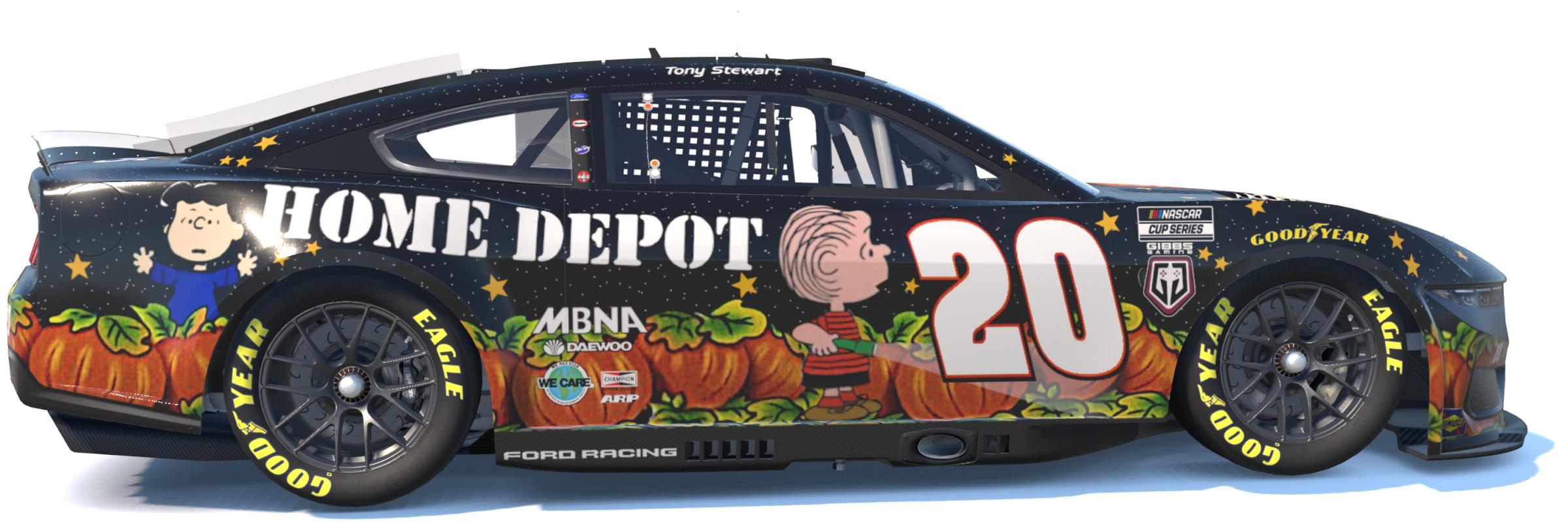 Preview of Peanuts Great Pumpkin throwback (night car) by Bruce Johnson