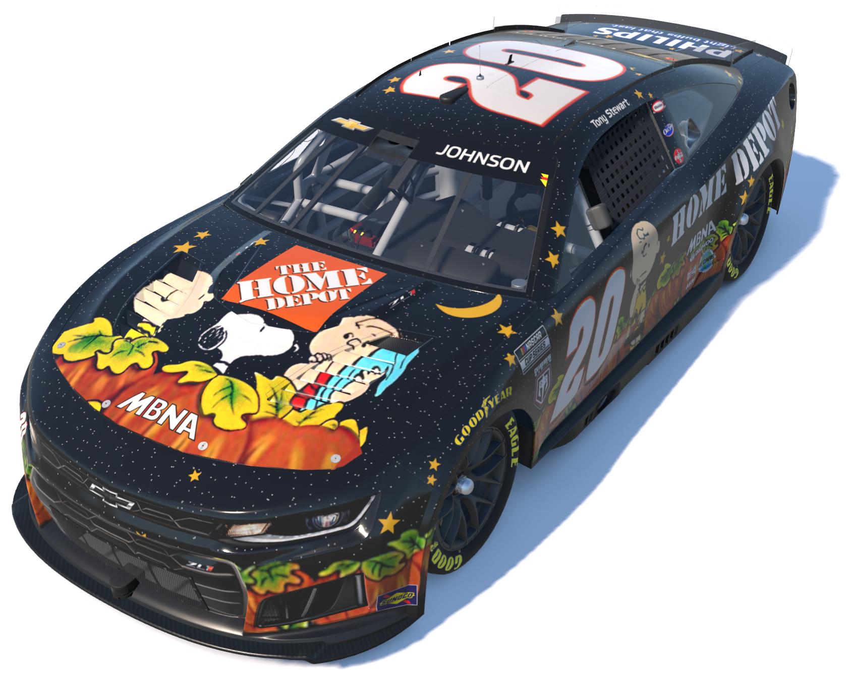 Preview of Peanuts Great Pumpkin throwback (night car) by Bruce Johnson