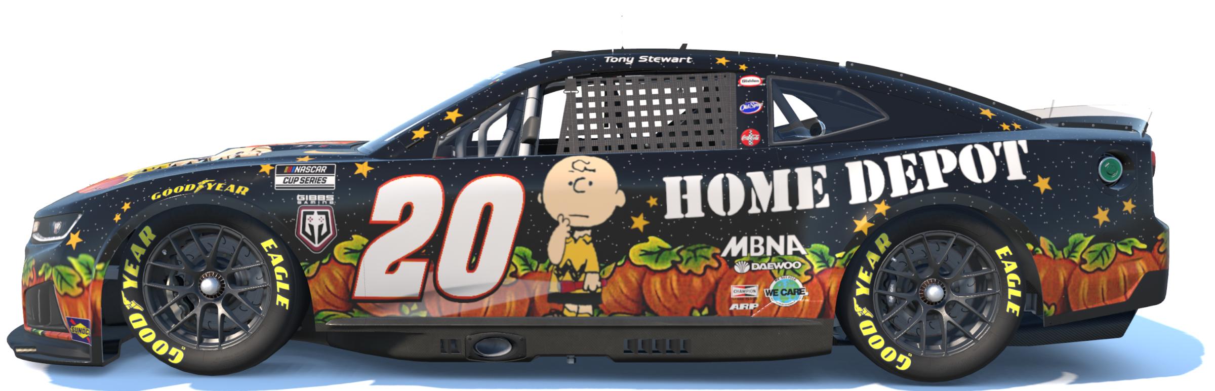Preview of Peanuts Great Pumpkin throwback (night car) by Bruce Johnson