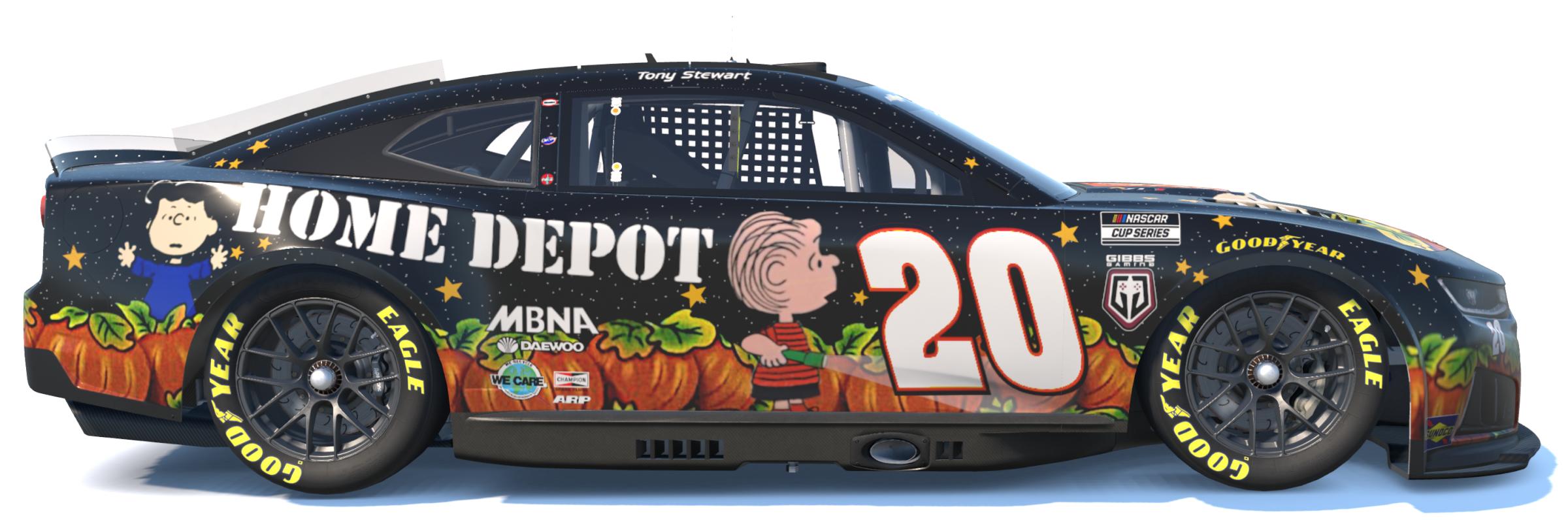 Preview of Peanuts Great Pumpkin throwback (night car) by Bruce Johnson
