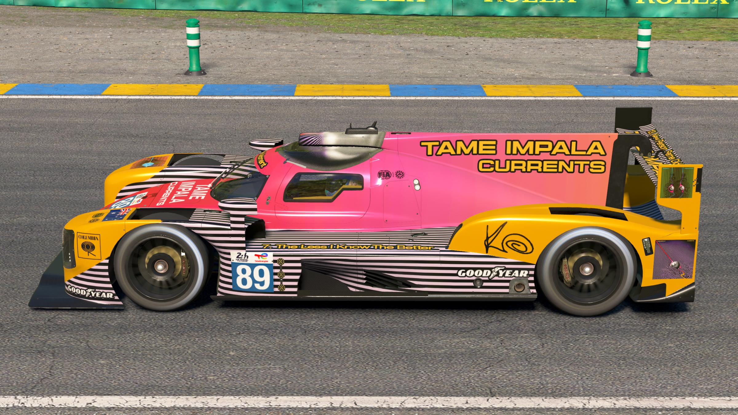 Preview of Tame Impala Currents Dallara P217 by Jasper De Jong