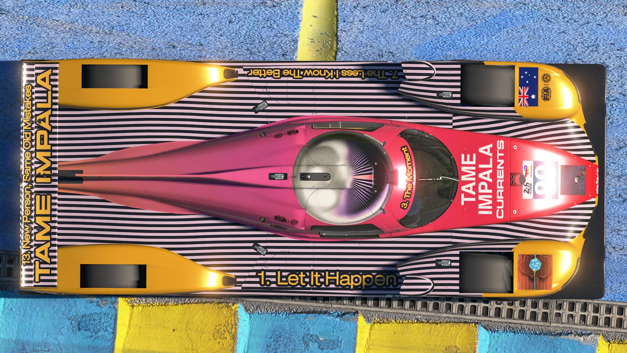 Preview of Tame Impala Currents Dallara P217 by Jasper De Jong