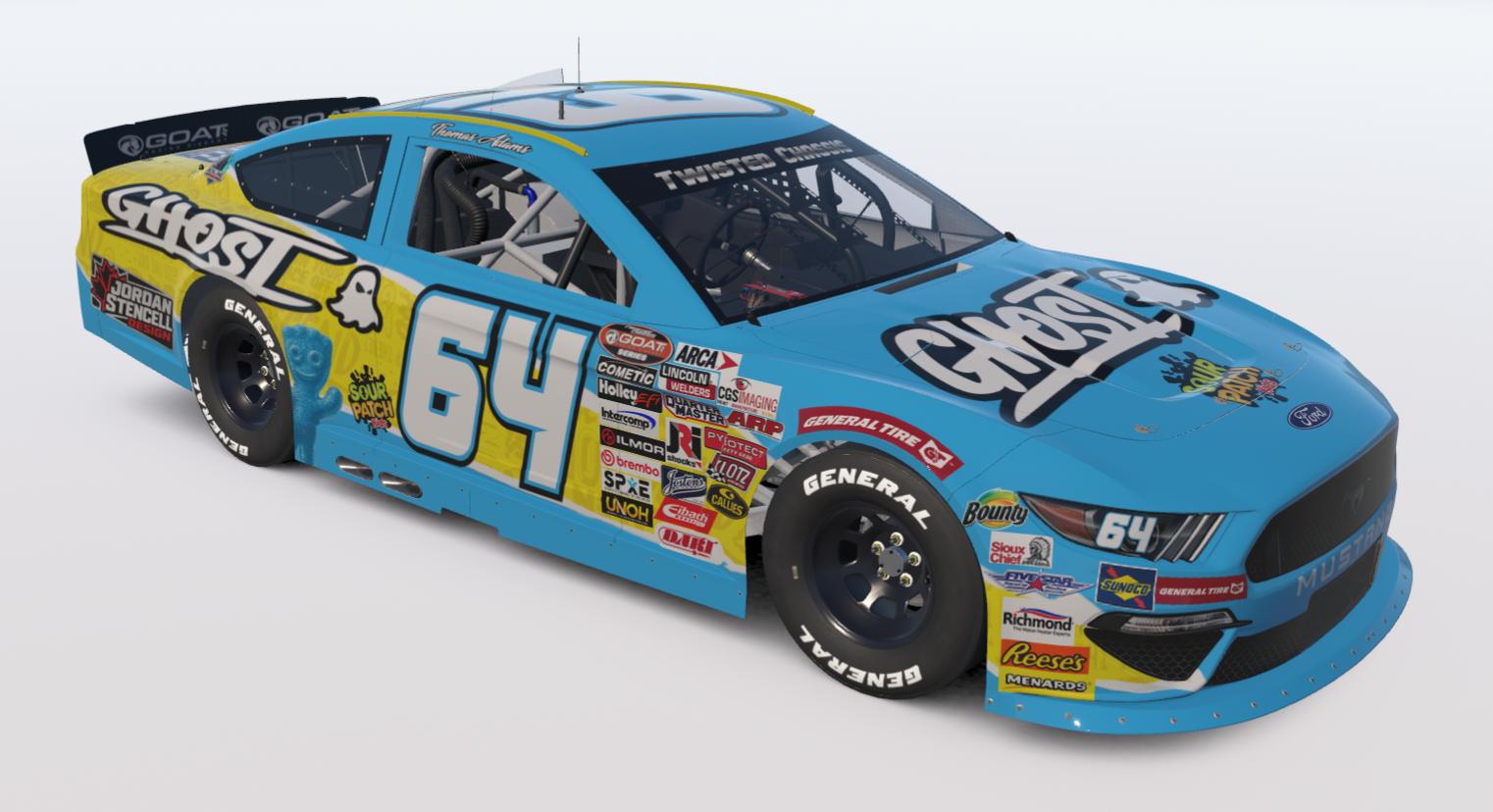 Preview of #64 Ghost Energy ARCA Mustang by Jordan S.