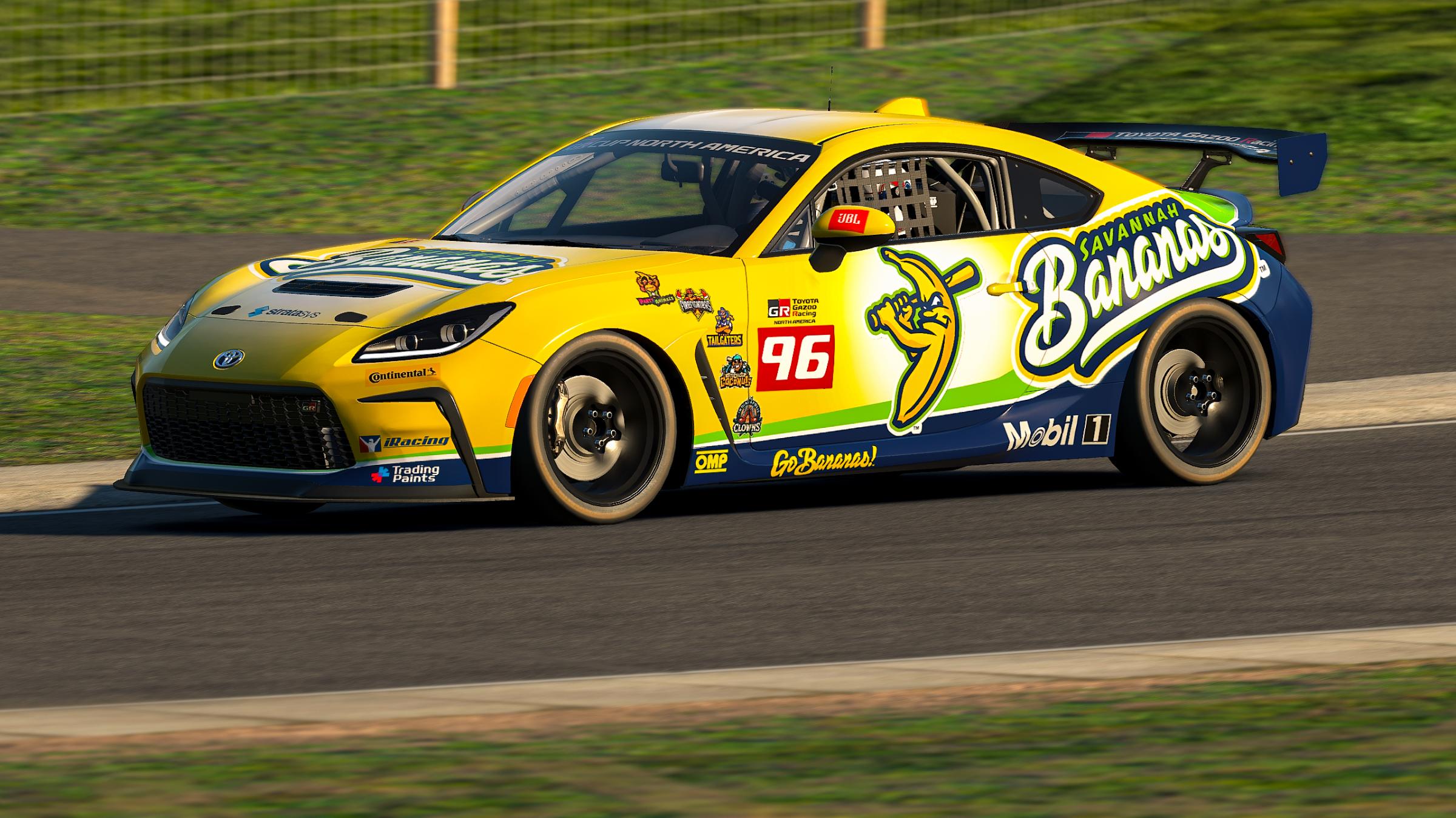 Preview of Savannah Bananas Toyota GR86 by Jason Jones22
