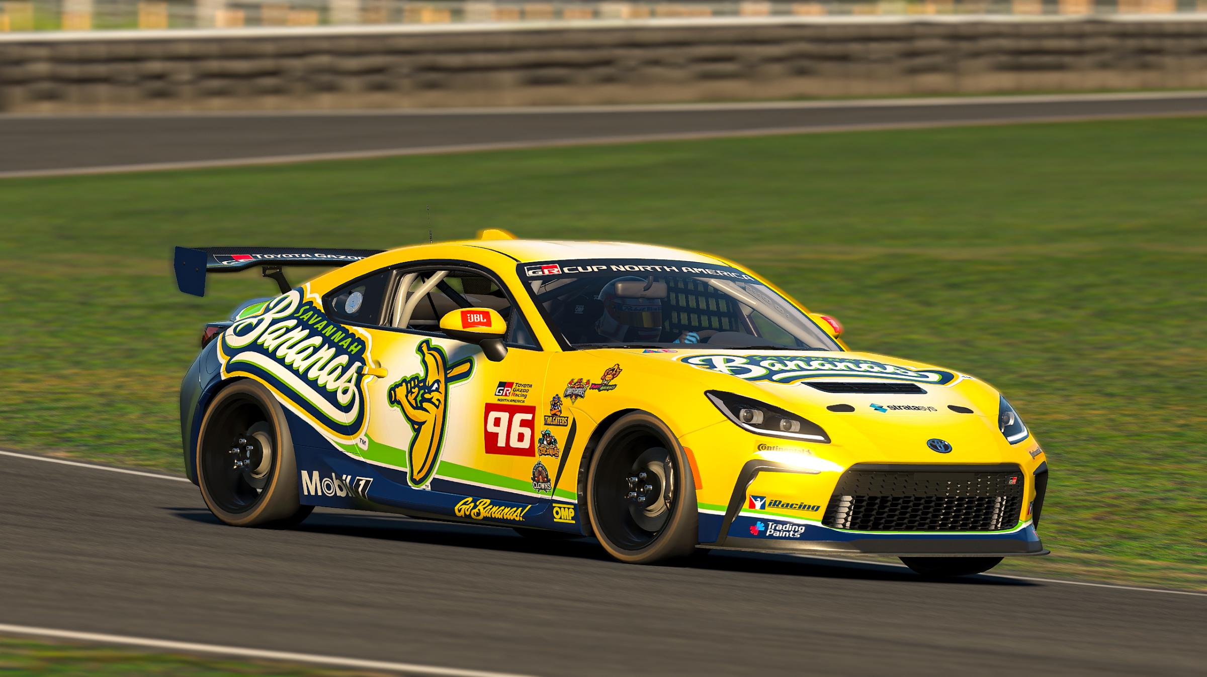 Preview of Savannah Bananas Toyota GR86 by Jason Jones22