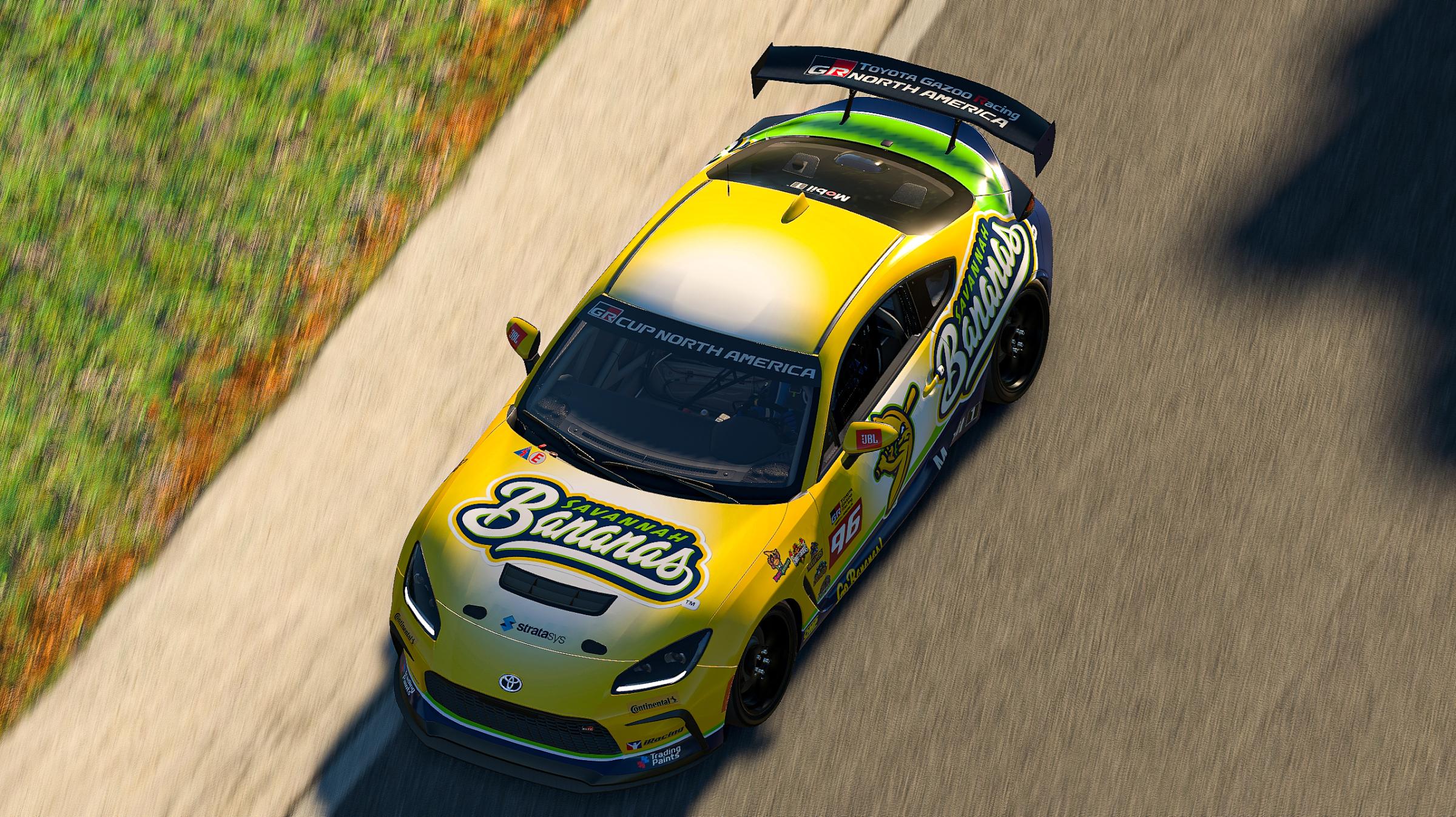 Preview of Savannah Bananas Toyota GR86 by Jason Jones22