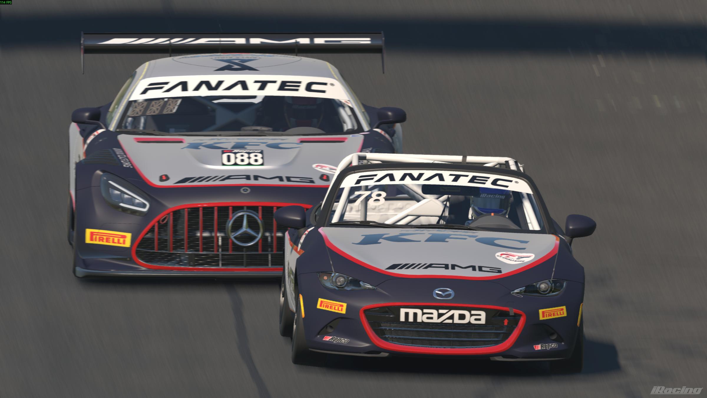 Preview of Mazda MX-5 Mercedes GT3 Triple Eight JMR Bathurst 12hr 2024 by Jeff Tooma