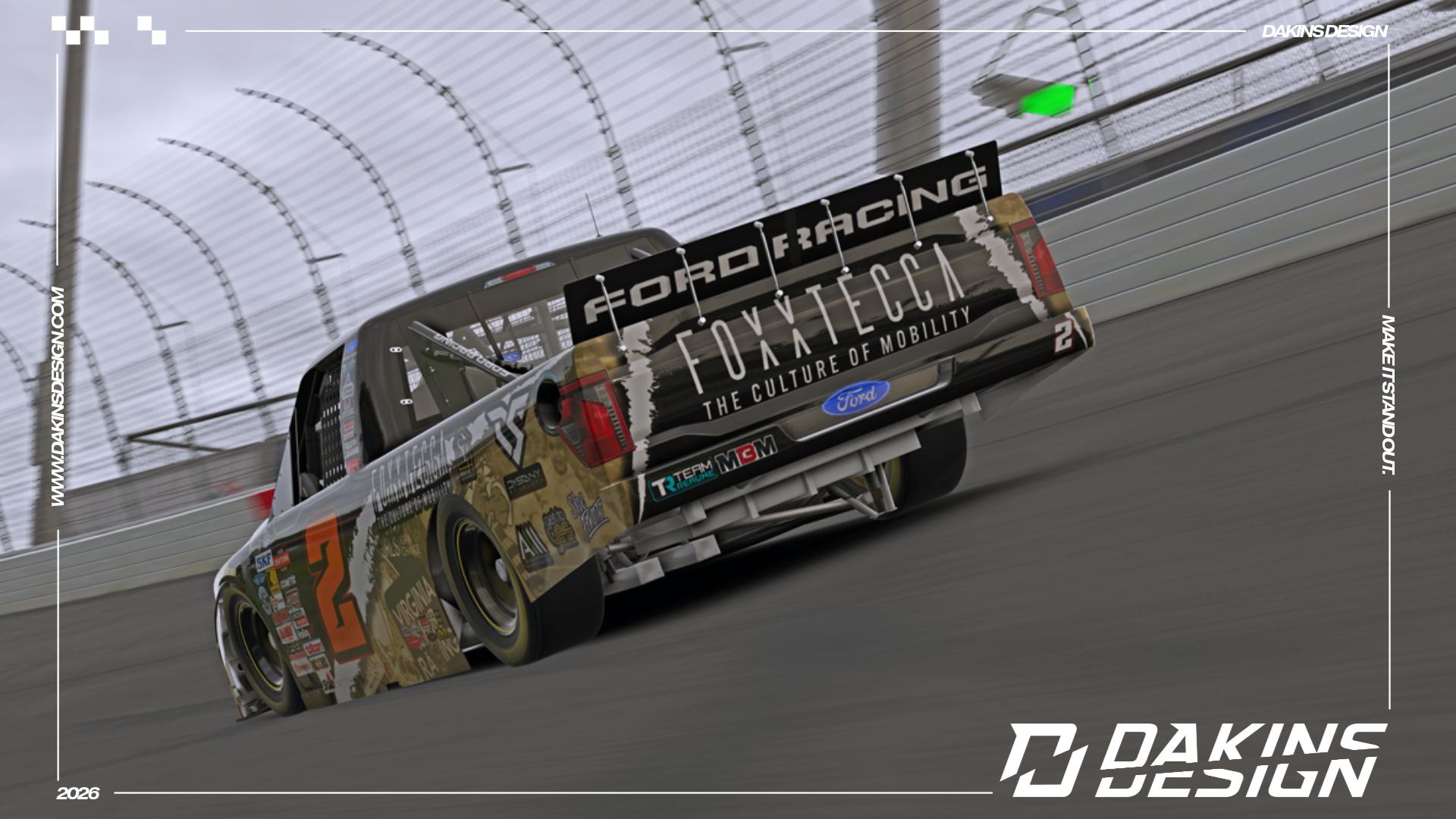 Preview of OFFICIAL #2 Foxxtecca x Team Reaume Dystany Spurlock NASCAR Craftsman Truck Series Ford F-150 by Jason Dakins