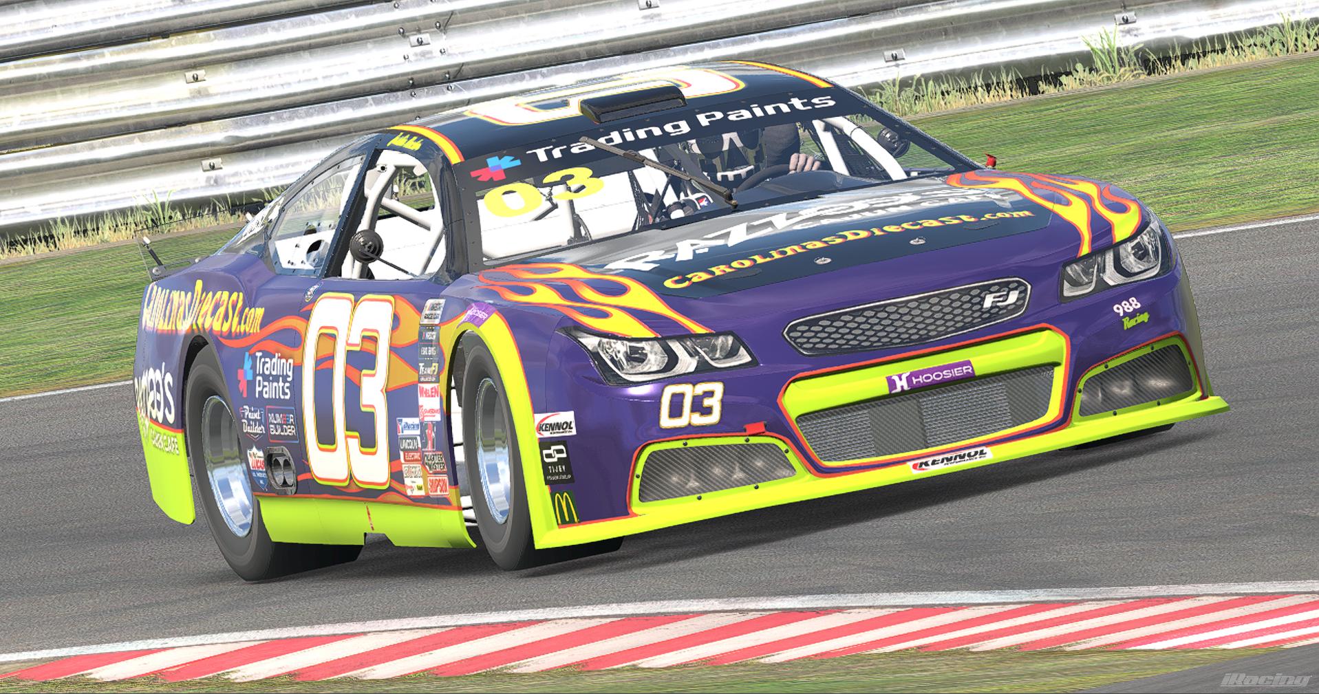 Preview of Razzoos Cajun Cafe/CarolinasDiecast.com NASCAR Euro by Justin Rector