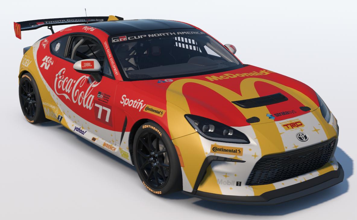Preview of McDonalds/Coca Cola Toyota GR86 by Ronald Lawson2