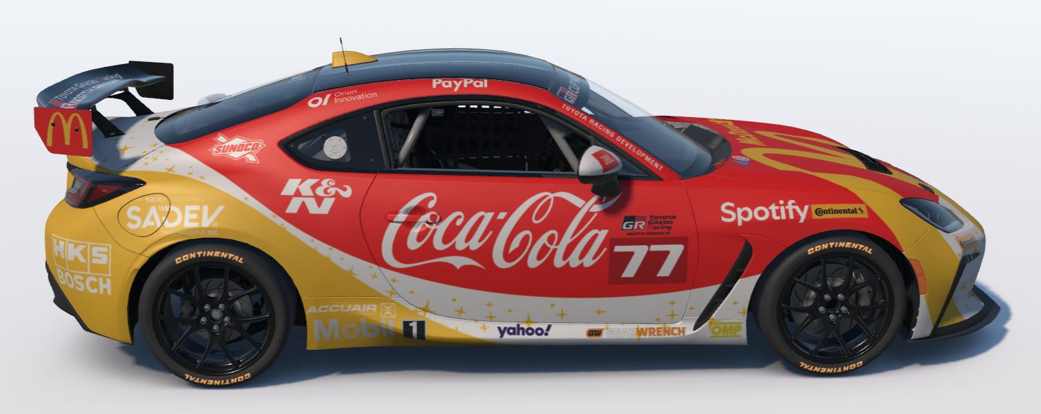 Preview of McDonalds/Coca Cola Toyota GR86 by Ronald Lawson2