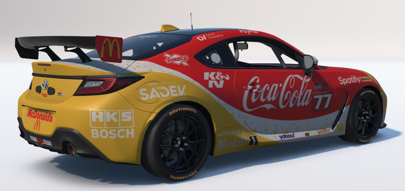 Preview of McDonalds/Coca Cola Toyota GR86 by Ronald Lawson2