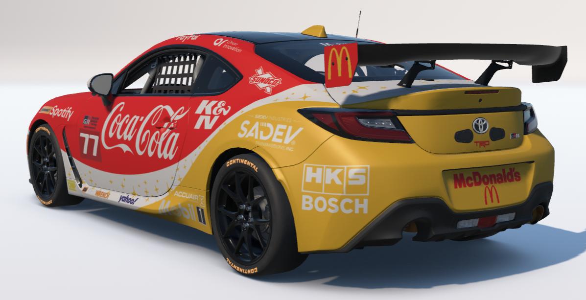 Preview of McDonalds/Coca Cola Toyota GR86 by Ronald Lawson2