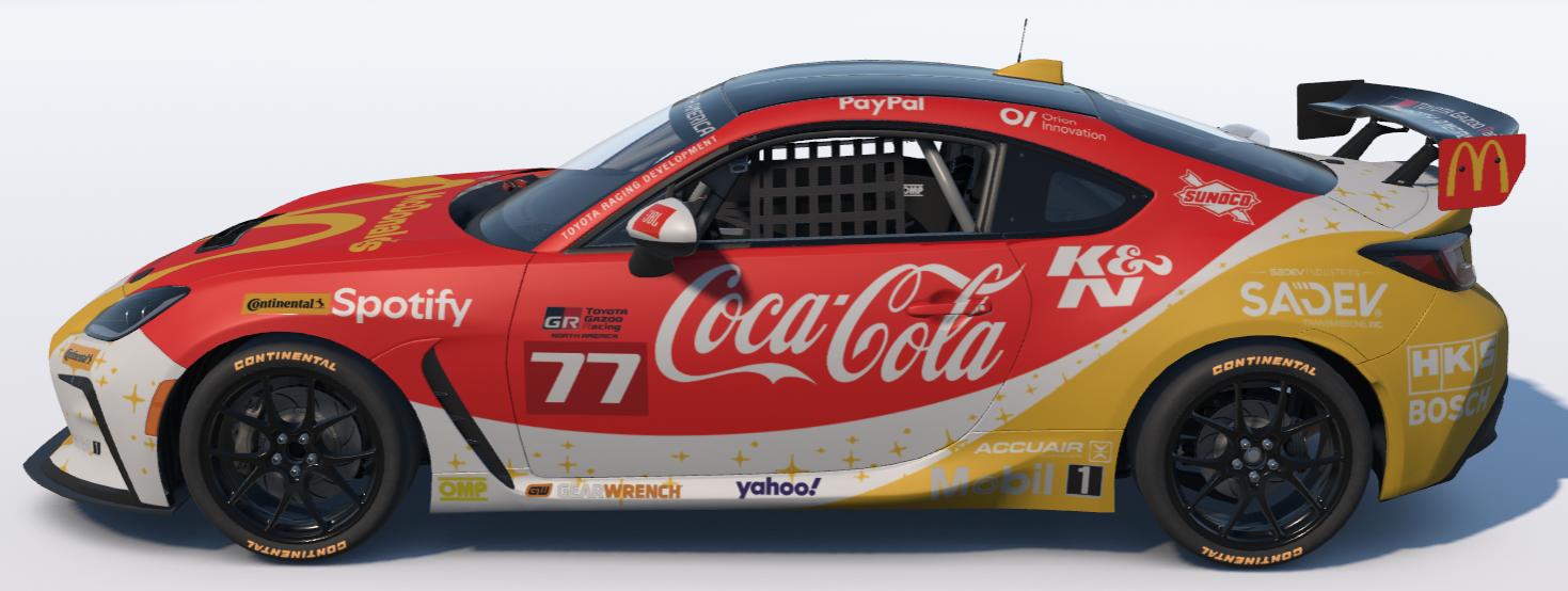 Preview of McDonalds/Coca Cola Toyota GR86 by Ronald Lawson2