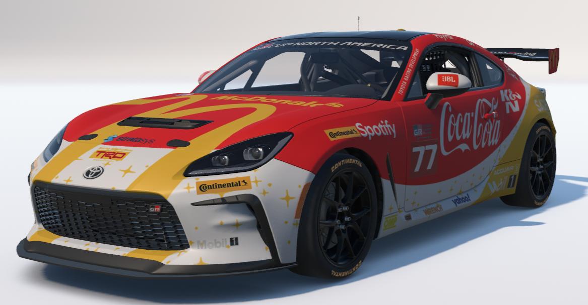 Preview of McDonalds/Coca Cola Toyota GR86 by Ronald Lawson2
