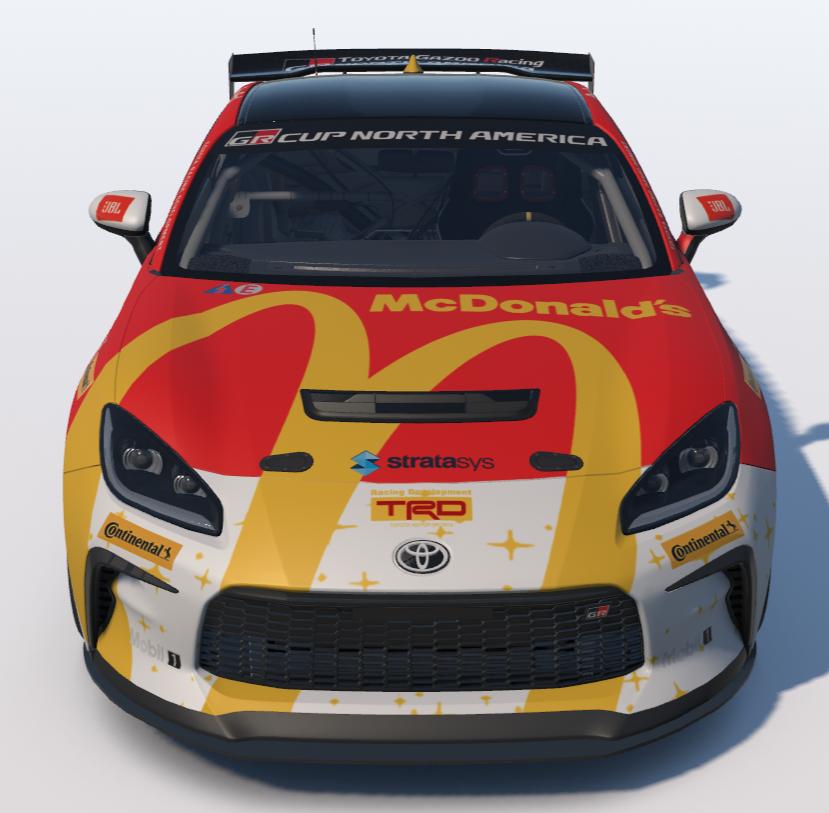 Preview of McDonalds/Coca Cola Toyota GR86 by Ronald Lawson2