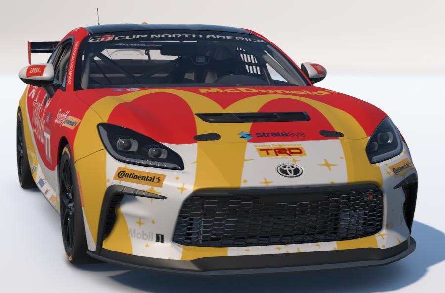 Preview of McDonalds/Coca Cola Toyota GR86 by Ronald Lawson2