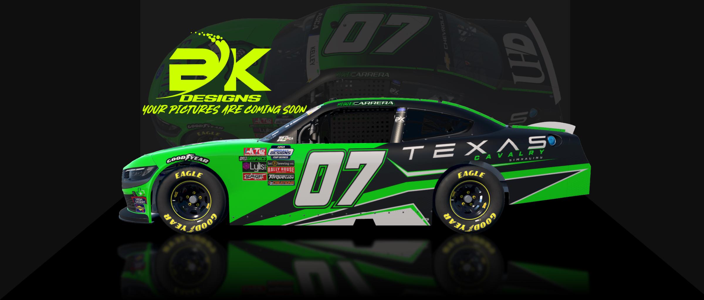 Preview of Miguel Carrera Texas Cavalry OReilly Mustang by Brandon Kelley4