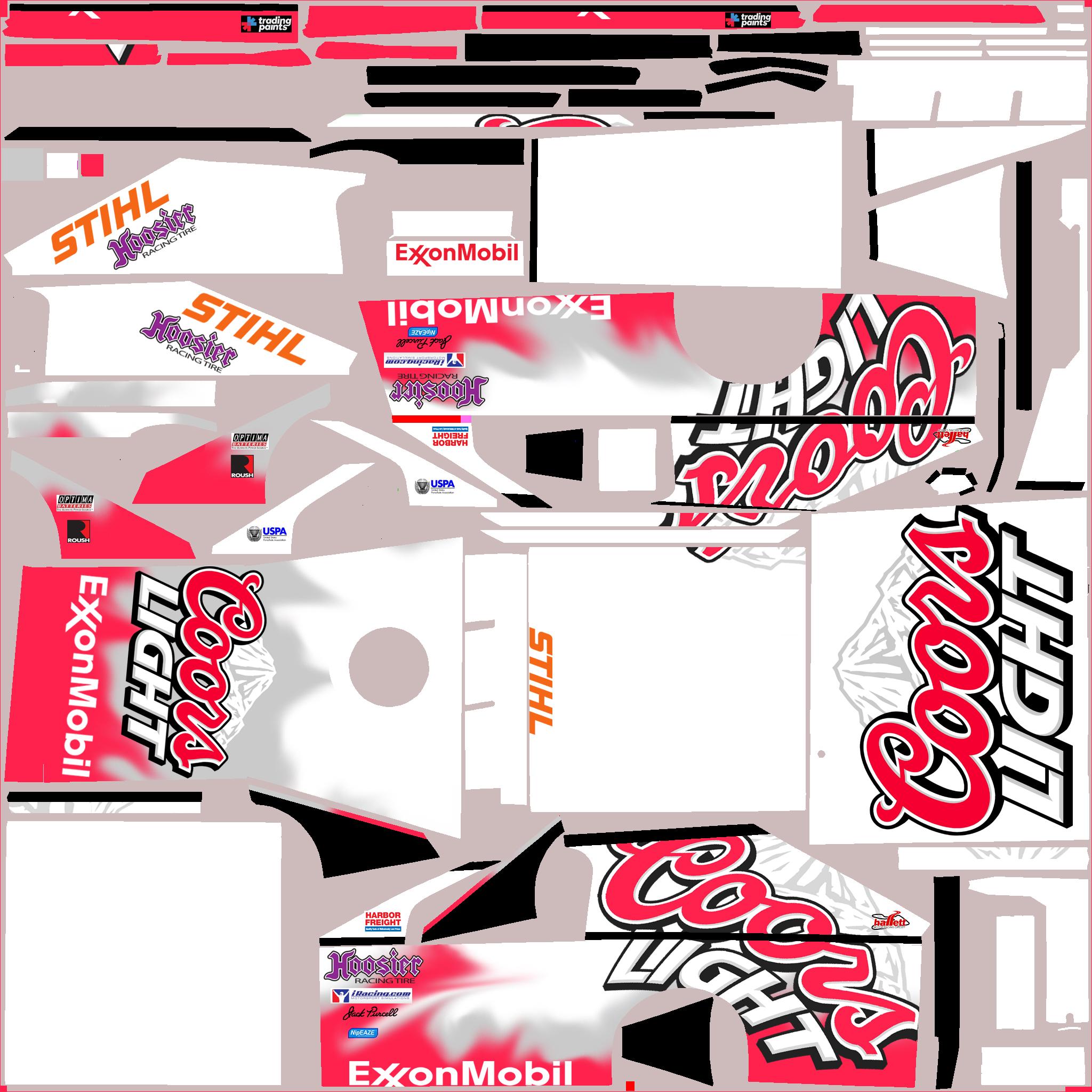Dirt UMP Modified Coors Light by Clyde Coman Trading Paints