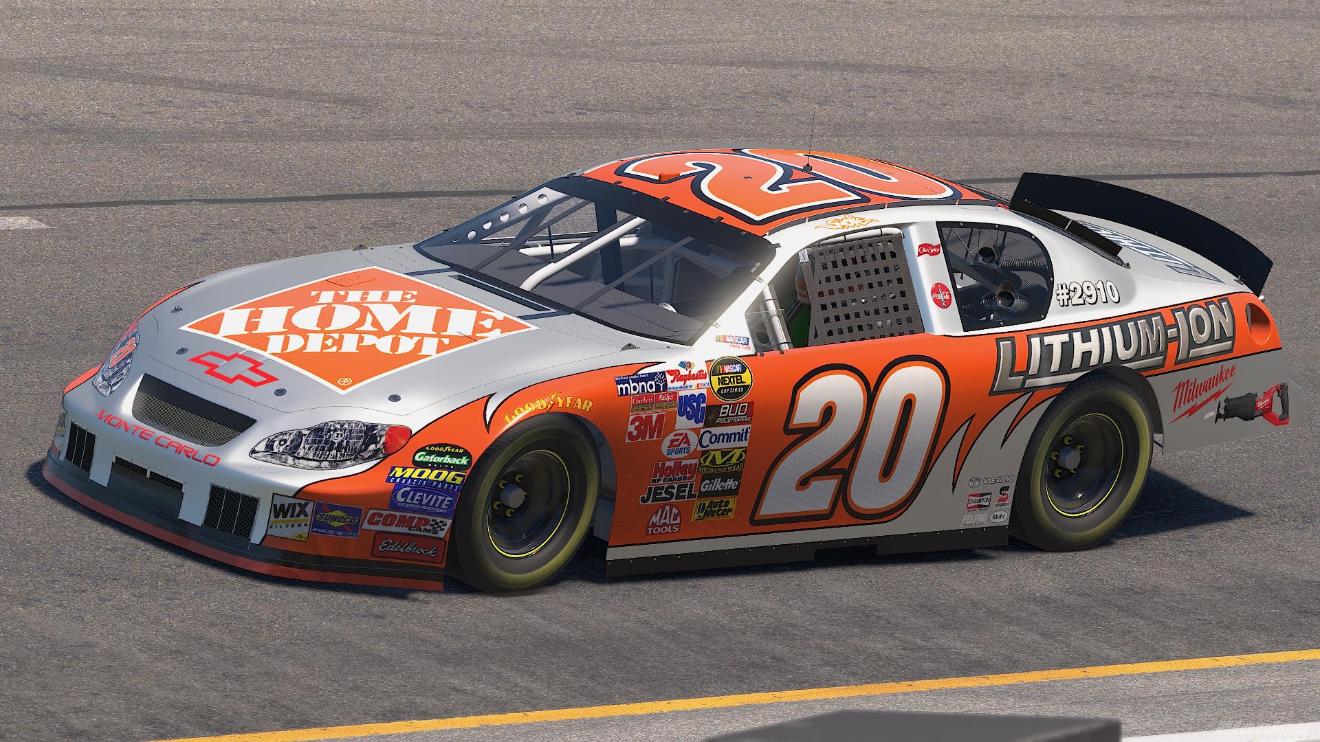 Preview of 2005 Tony Stewart #20 Lithium-Ion Home Depot by Bryson Hixenbaugh