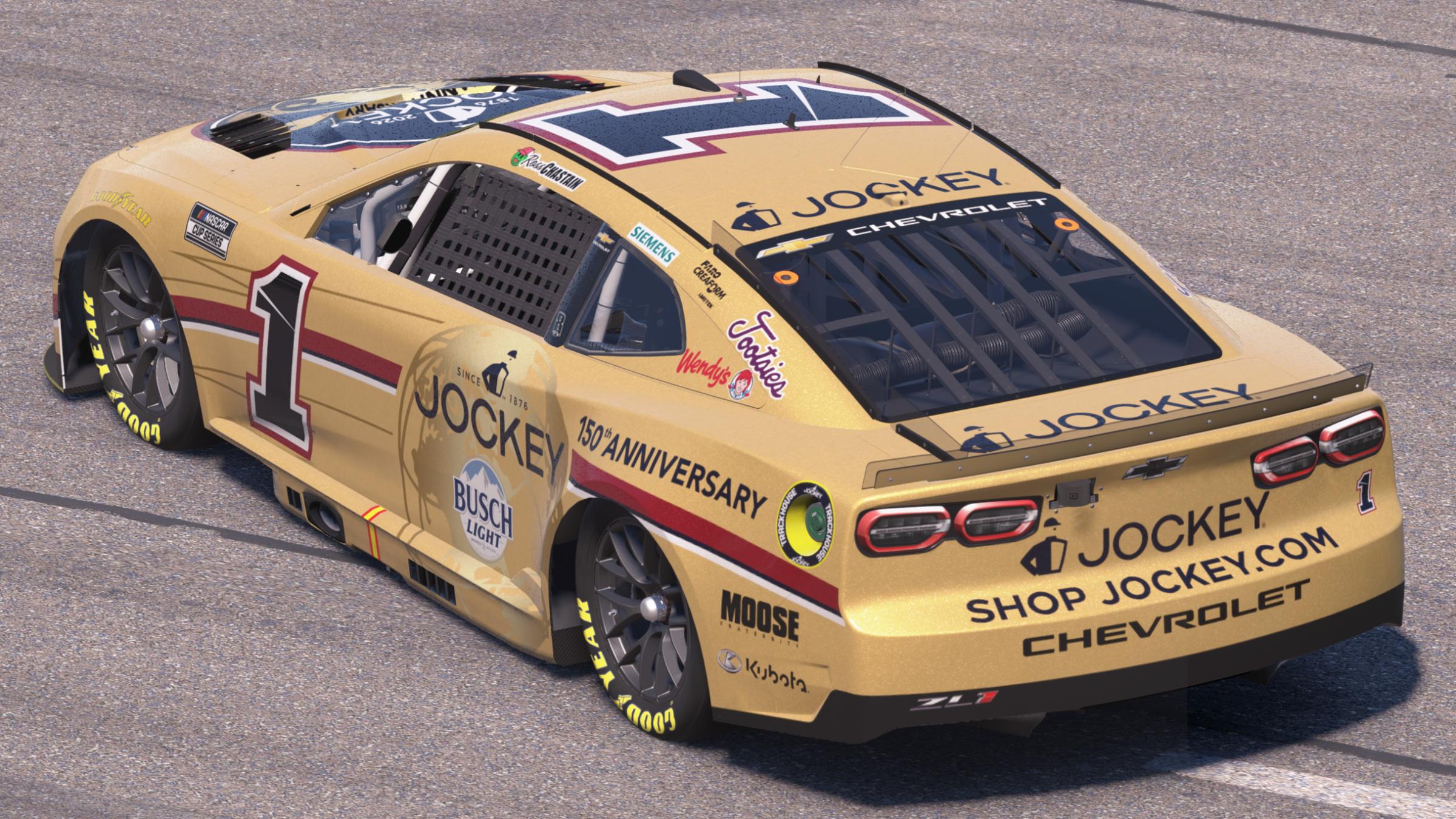 Preview of Ross Chastain Trackhouse Racing Jockey 150th Anniversary by Mick J.