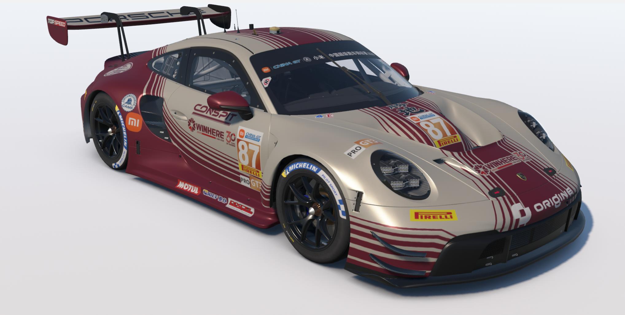 Preview of Origine Shengdi Racing Car #87 China GT 2026 by Keith Archer