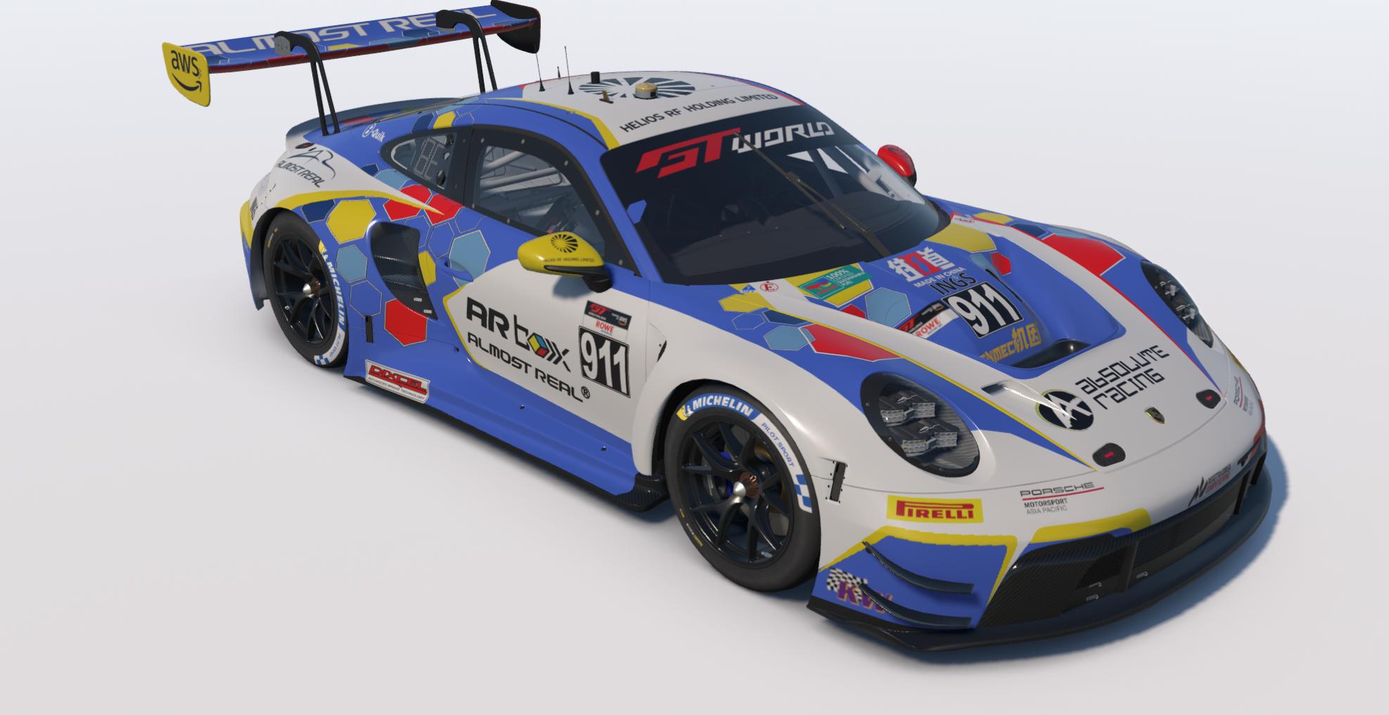Preview of Absolute Racing Car #911 GTWC Asia - Alessandro Ghiretti and Ron Huang Ruohan by Keith Archer