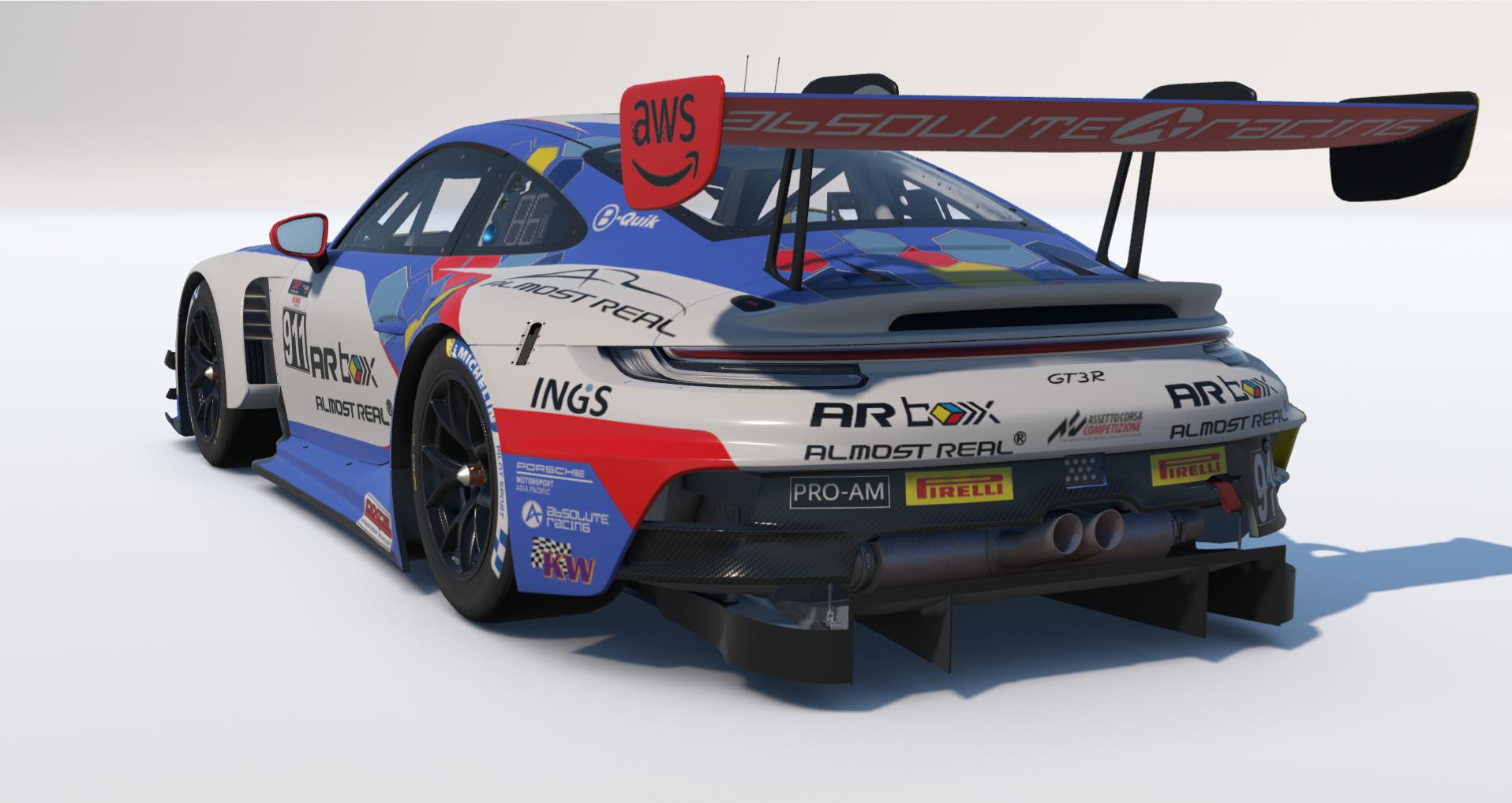 Preview of Absolute Racing Car #911 GTWC Asia - Alessandro Ghiretti and Ron Huang Ruohan by Keith Archer