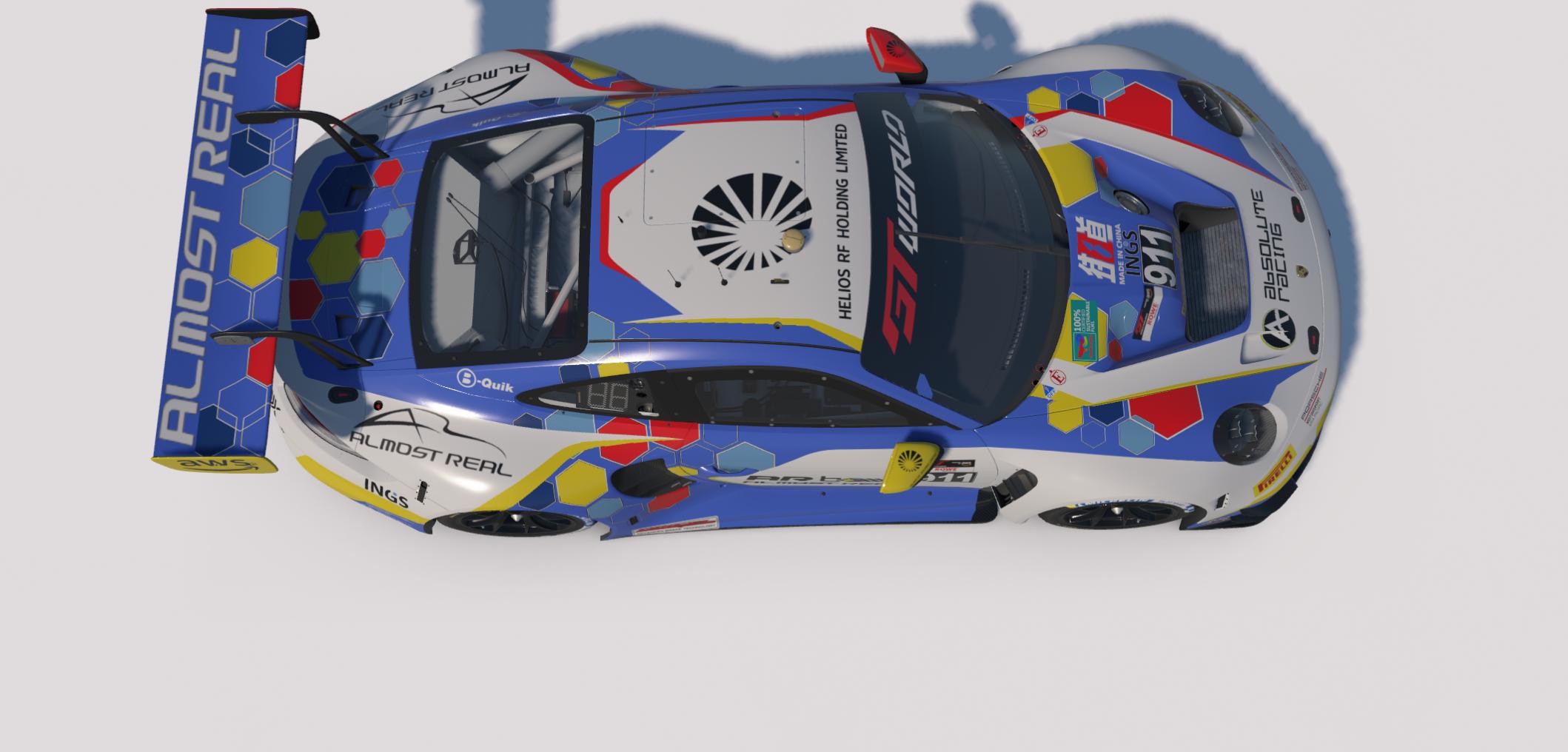Preview of Absolute Racing Car #911 GTWC Asia - Alessandro Ghiretti and Ron Huang Ruohan by Keith Archer