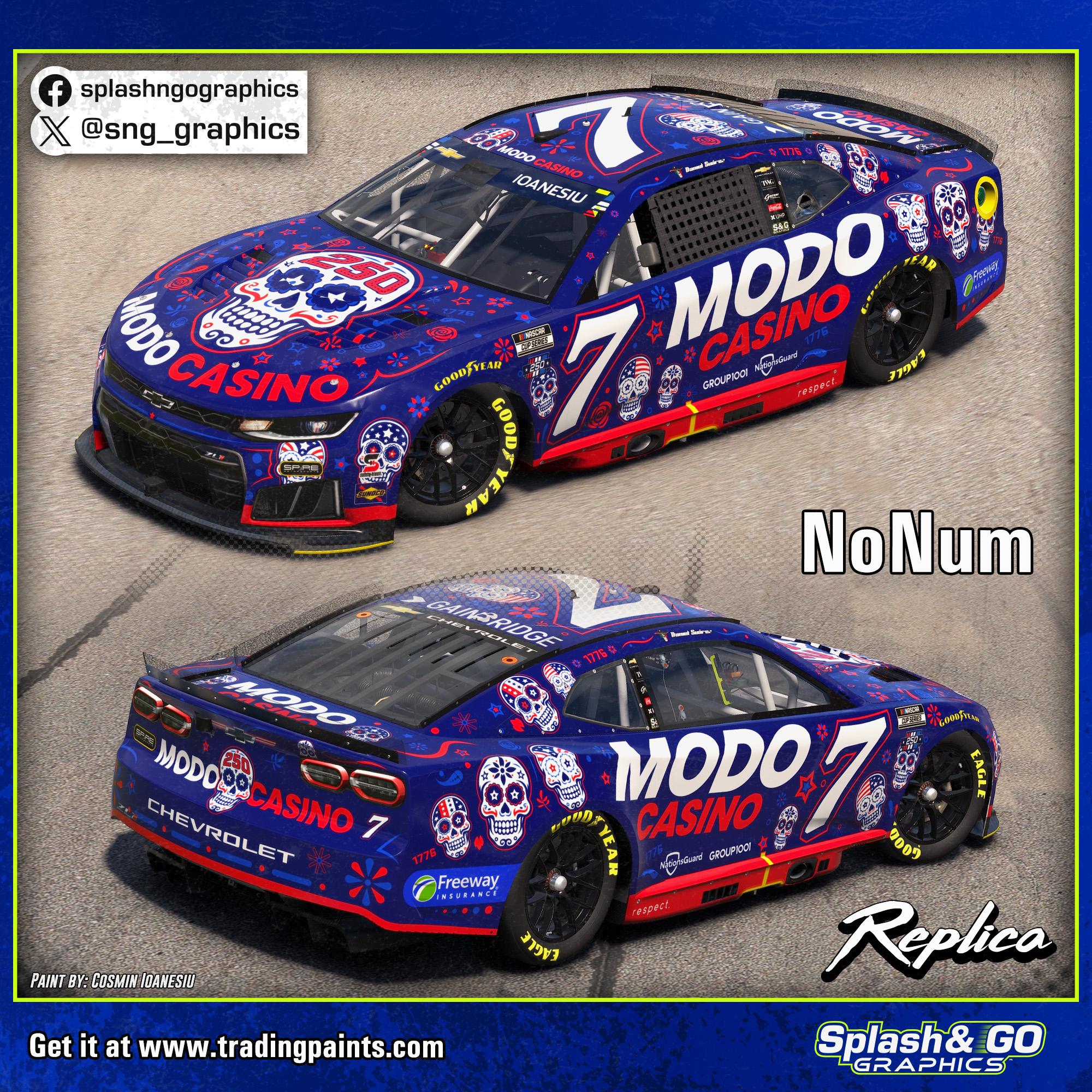 Preview of Daniel Suarez Modo Casino 2026 Chicago NoNum by Cosmin I.