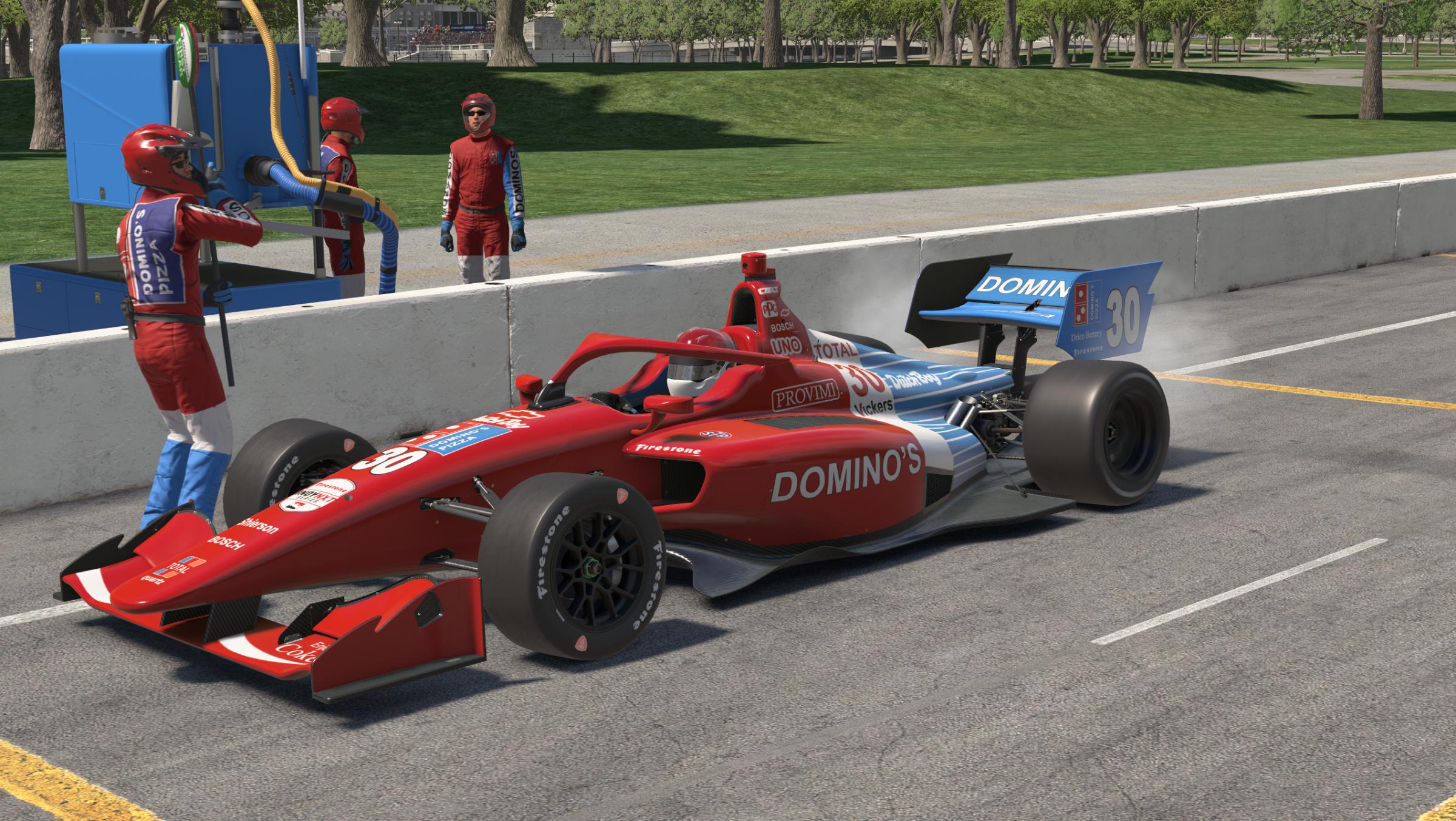 Preview of Arie Luyendyks Dominos Pizza 1990 Indy 500 Winning Livery Based Suits. by Randy Lloyd