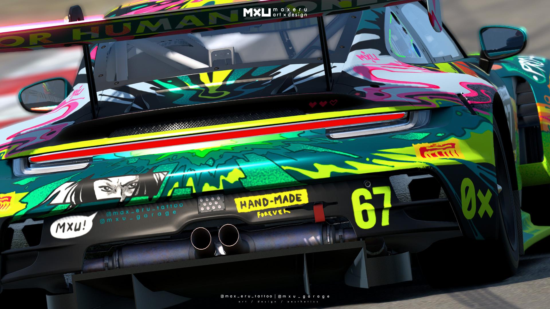 Preview of MXU Optimistic Apocalypse - Porsche 992 GT3R #canvasproject by Bryce L.