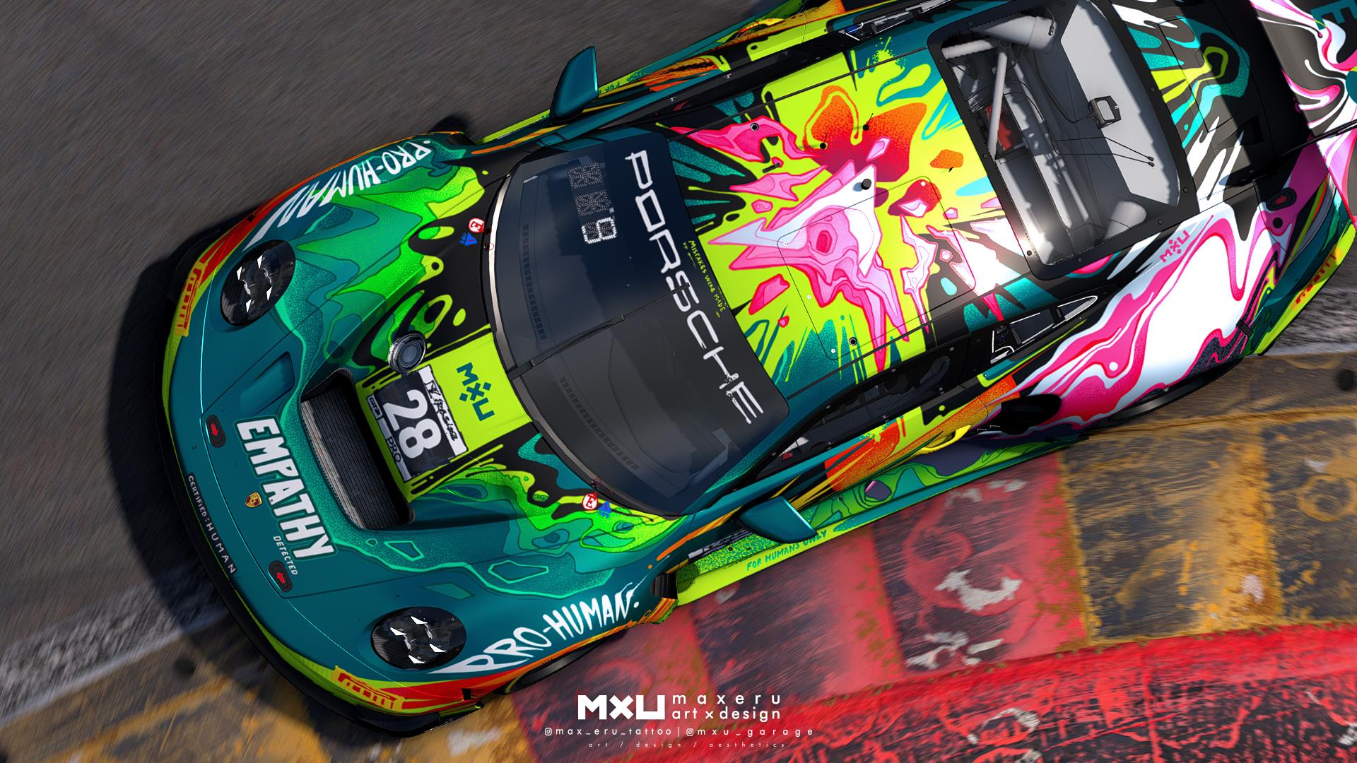 Preview of MXU Optimistic Apocalypse - Porsche 992 GT3R #canvasproject by Bryce L.