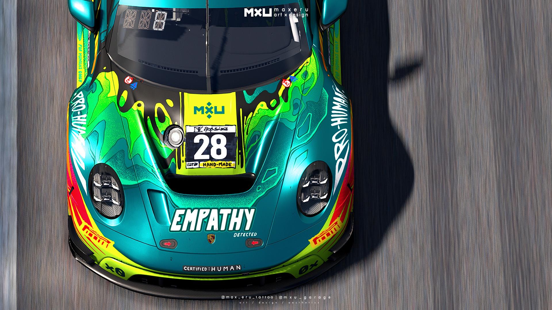 Preview of MXU Optimistic Apocalypse - Porsche 992 GT3R #canvasproject by Bryce L.