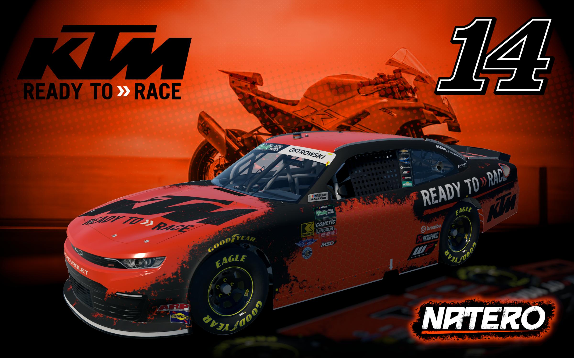 Preview of NO# Nathaniel Ostrowski 2026 KTM Chevrolet Camaro (Fictional) by Nathaniel O.