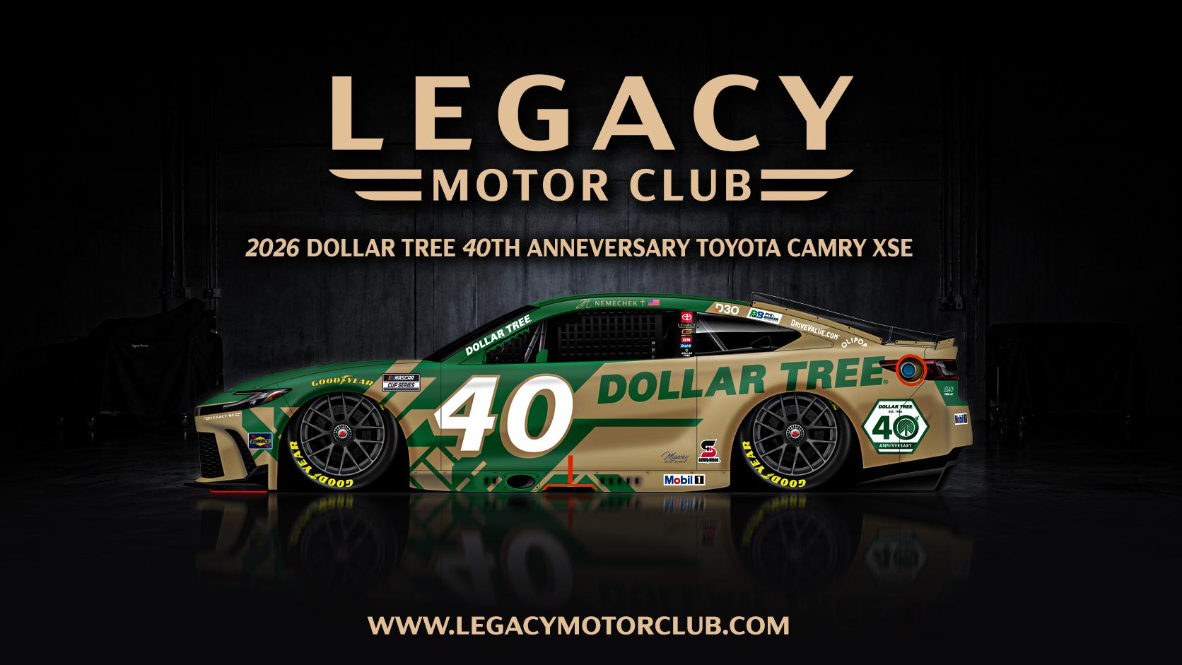 Preview of John Hunter Nemechek Dollar Tree 40th Anniversary Camry XSE by Matt Ridgway