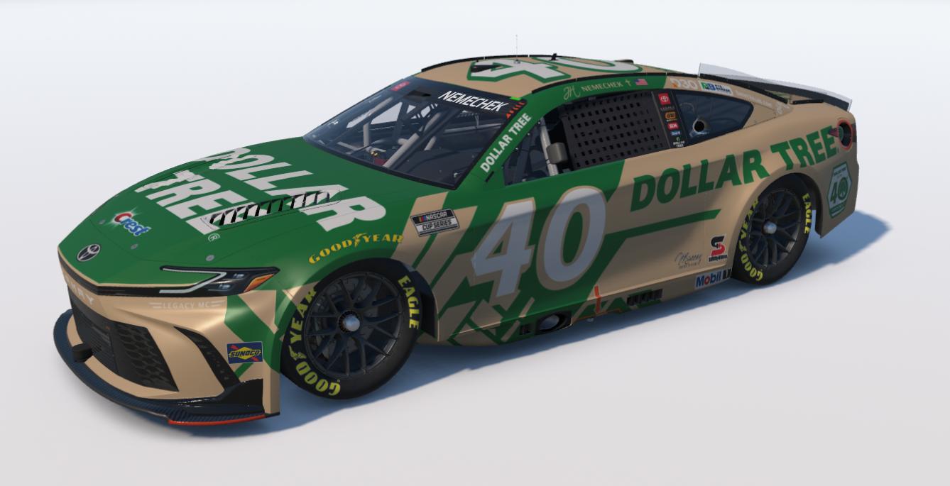 Preview of John Hunter Nemechek Dollar Tree 40th Anniversary Camry XSE by Matt Ridgway