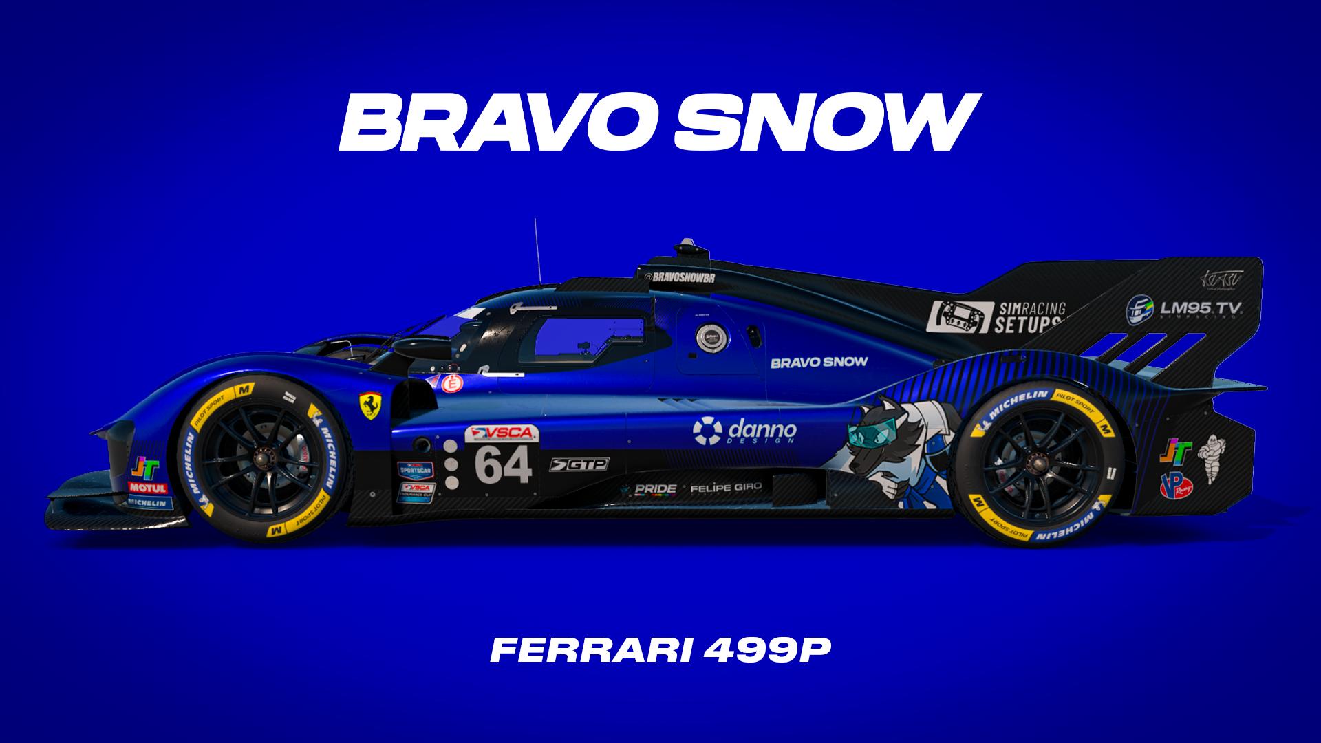 Preview of Bravo Snow | Ferrari 499P by Danilo Vaz