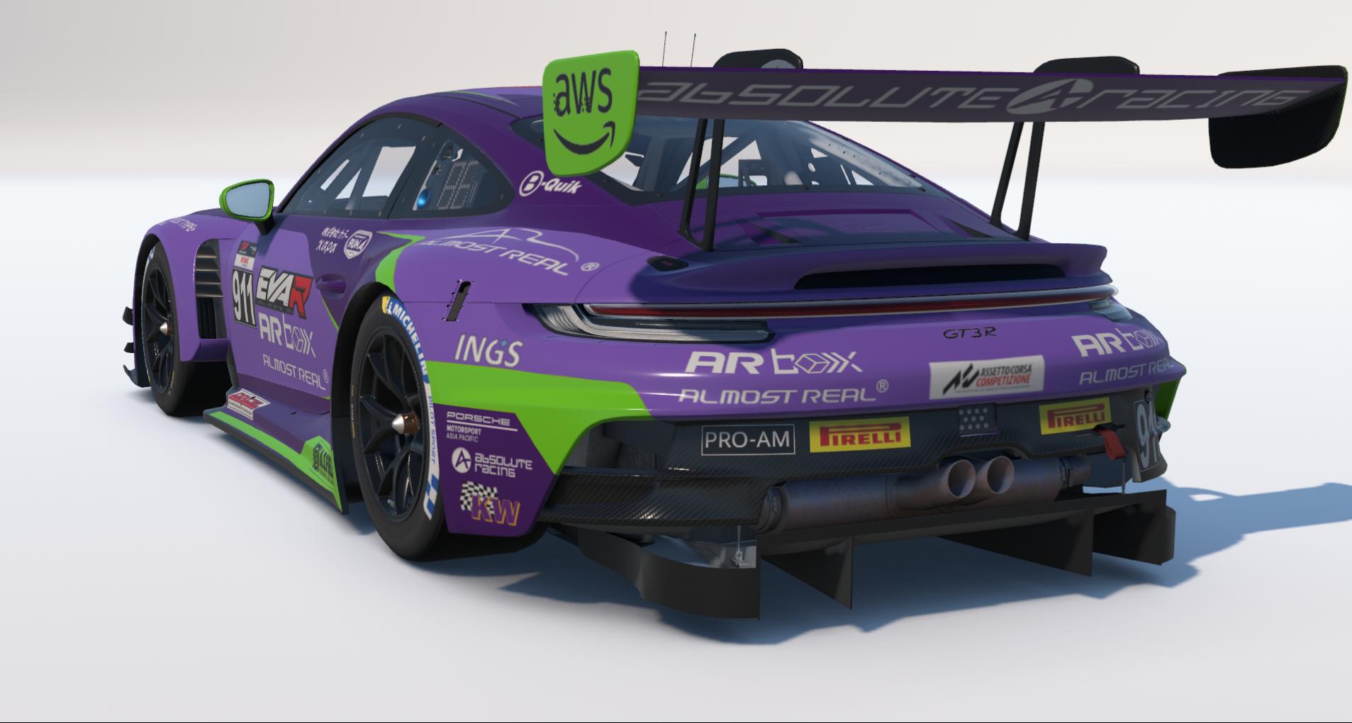 Preview of EVA Racing / Evangelion-01 Test Type Livery from Fuji 2026 GTWC Asia by Keith Archer