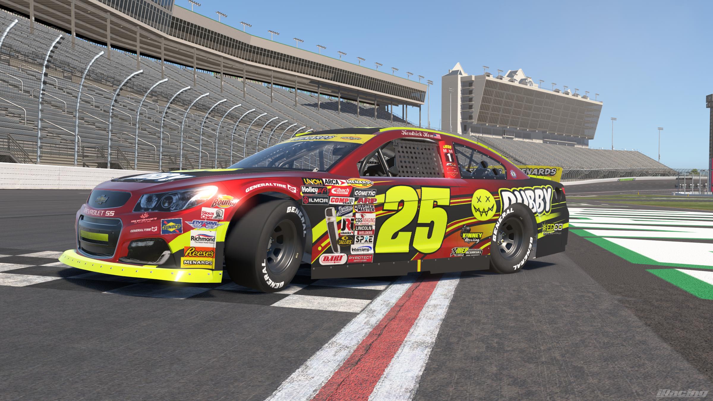 Preview of #25 Dubby Energy ARCA Chevy SS 2026 1/2 primary by Kendrick Hom