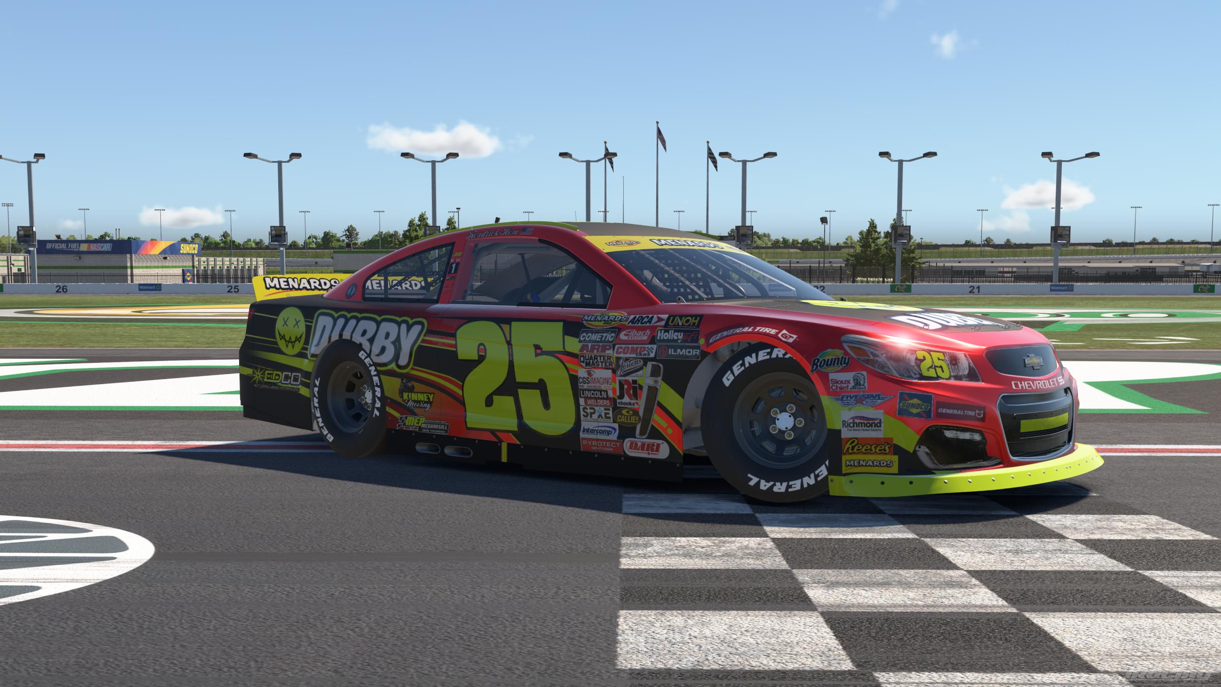 Preview of #25 Dubby Energy ARCA Chevy SS 2026 1/2 primary by Kendrick Hom