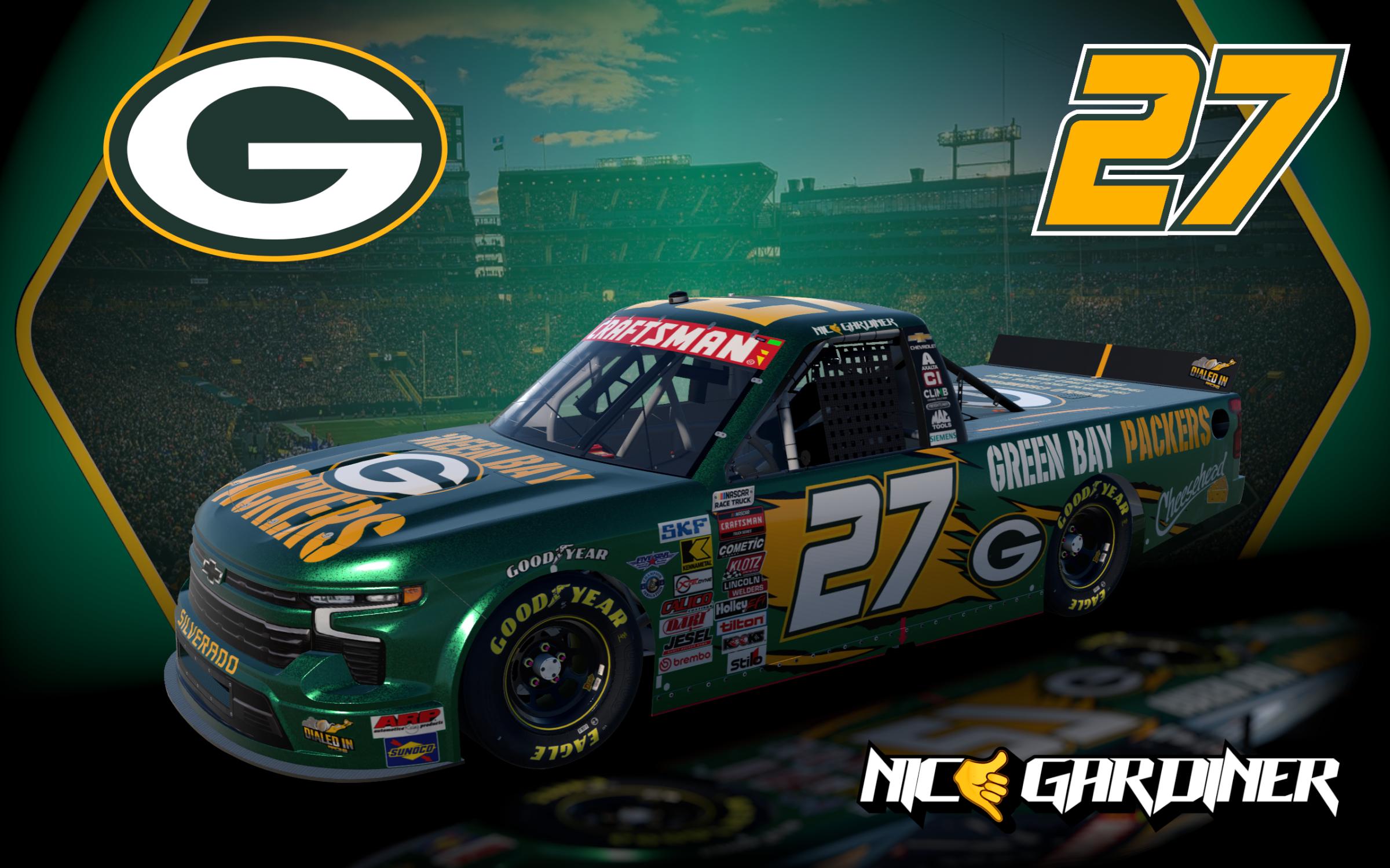 Preview of Nick Gardiner 2026 Green Bay Packers Silverado (Fictional) by Nathaniel O.