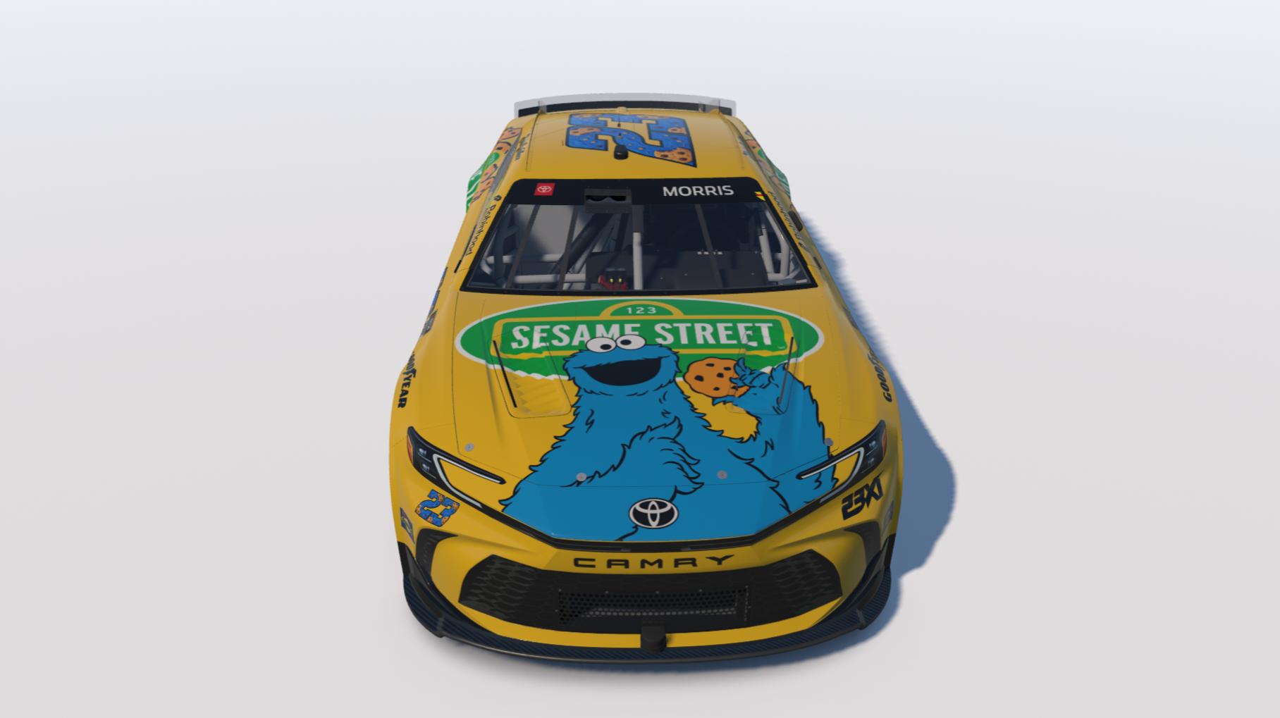 Preview of Bubba Wallace #23 Sesame Street "Cookie Monster" Toyota Camry *Fictional* by Brett M.
