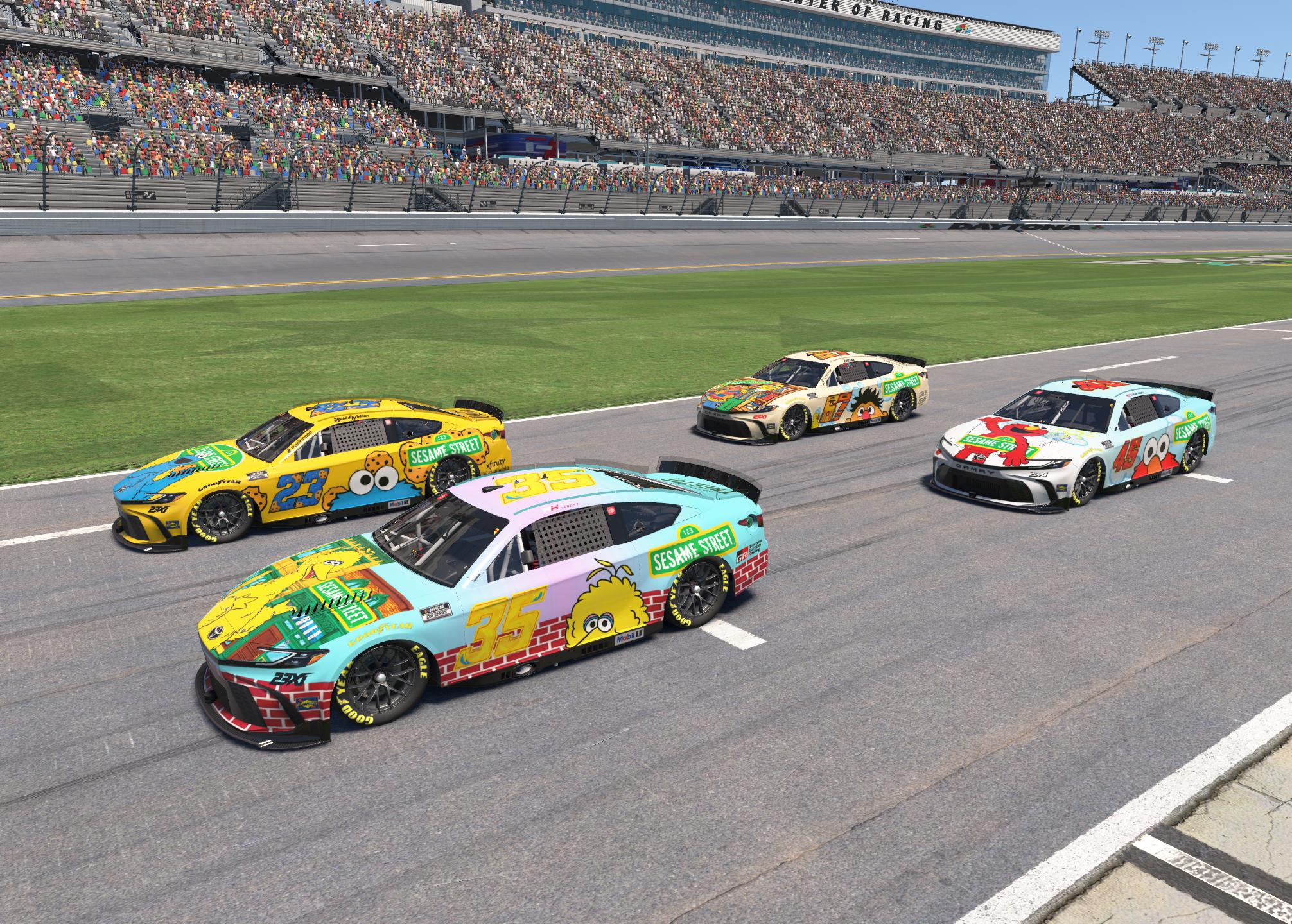 Preview of Bubba Wallace #23 Sesame Street "Cookie Monster" Toyota Camry *Fictional* by Brett M.