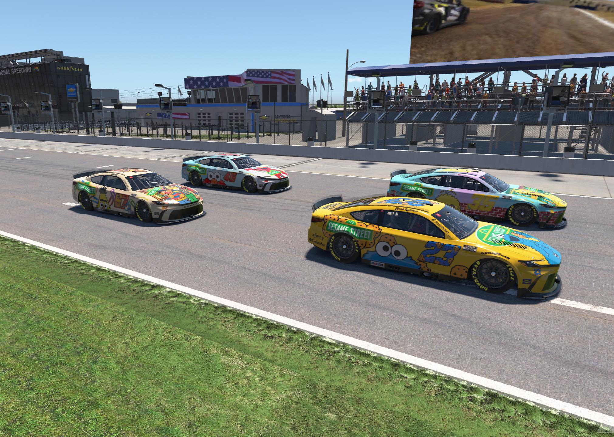 Preview of Bubba Wallace #23 Sesame Street "Cookie Monster" Toyota Camry *Fictional* by Brett M.
