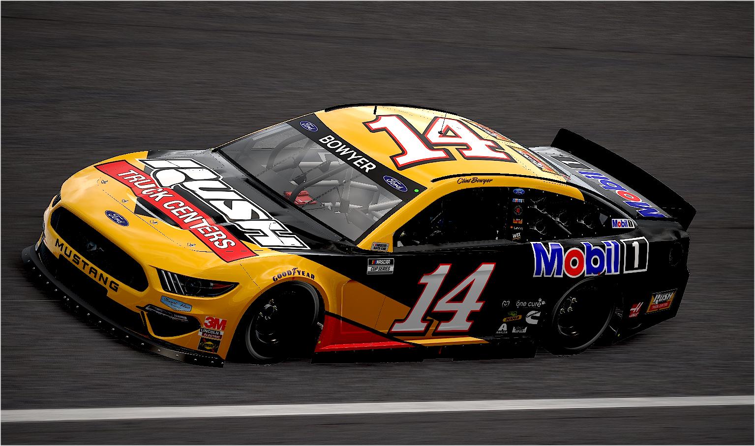 Preview of #14 Clint Bowyer Rush Truck Center by CJ Clark