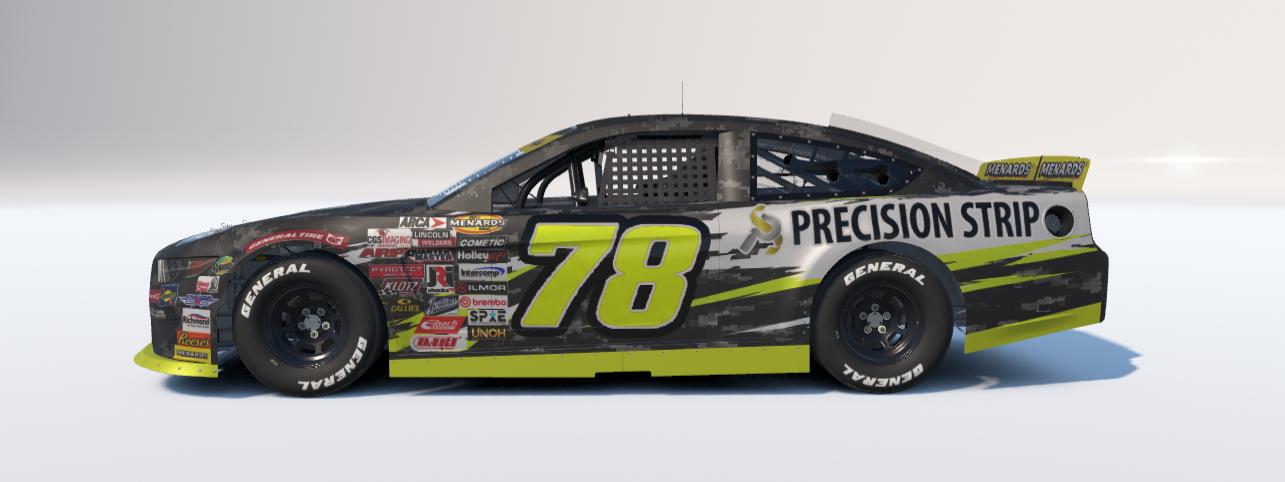 Preview of Adam Benefiel ARCA Mustang Precision Strip #78 by Steven Ayers Jr