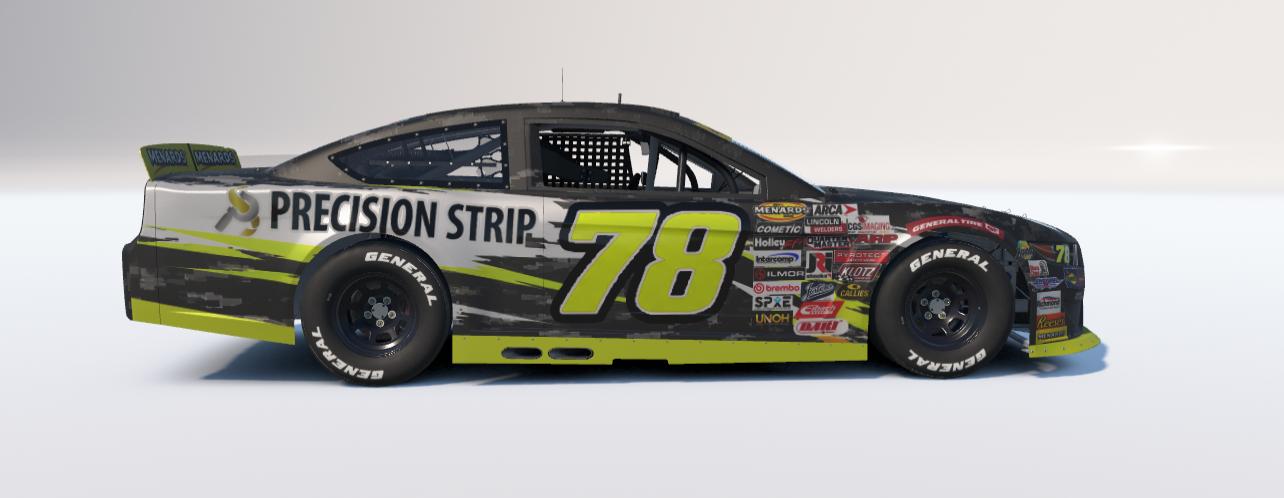 Preview of Adam Benefiel ARCA Mustang Precision Strip #78 by Steven Ayers Jr