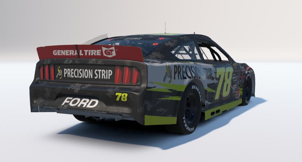 Preview of Adam Benefiel ARCA Mustang Precision Strip #78 by Steven Ayers Jr