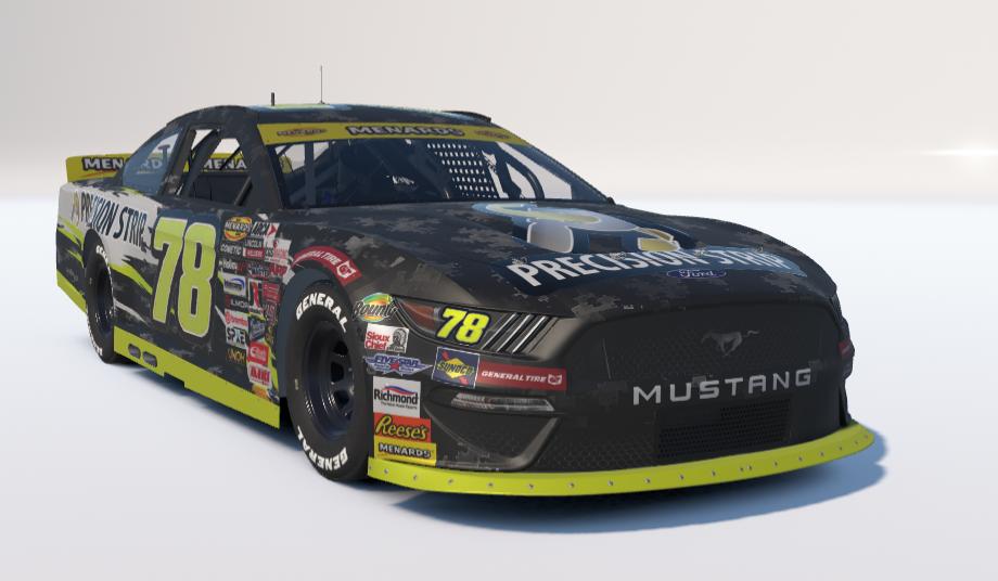 Preview of Adam Benefiel ARCA Mustang Precision Strip #78 by Steven Ayers Jr